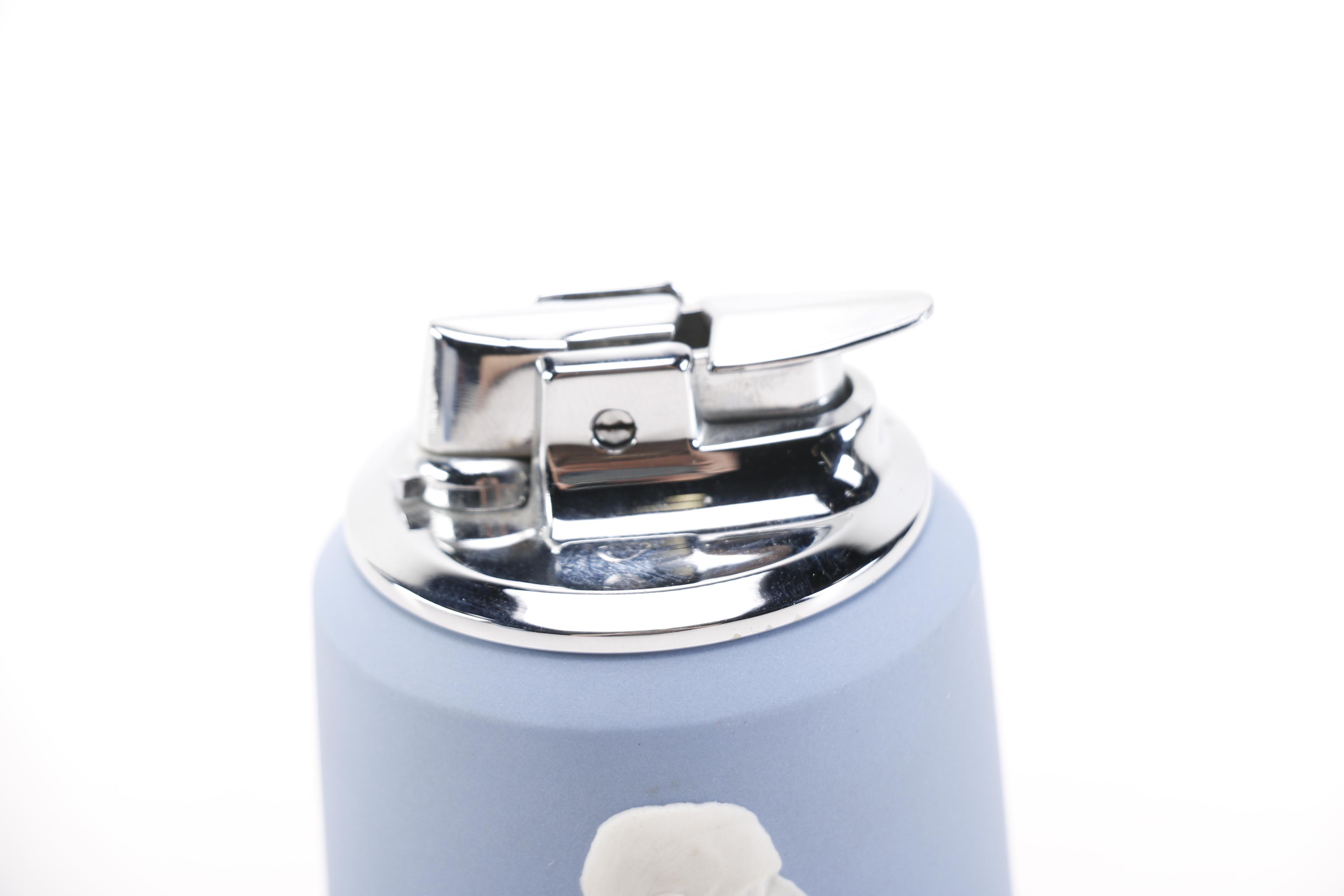 Wedgwood "Jasperware" Cache Pot and Lighter