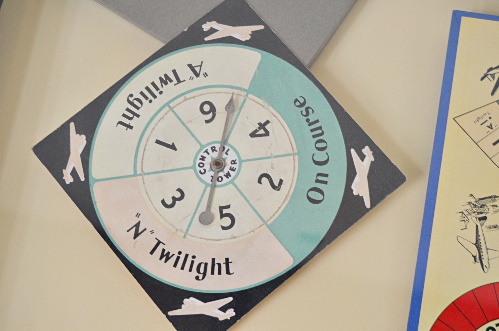 Framed "Flying the Beam" Board Game