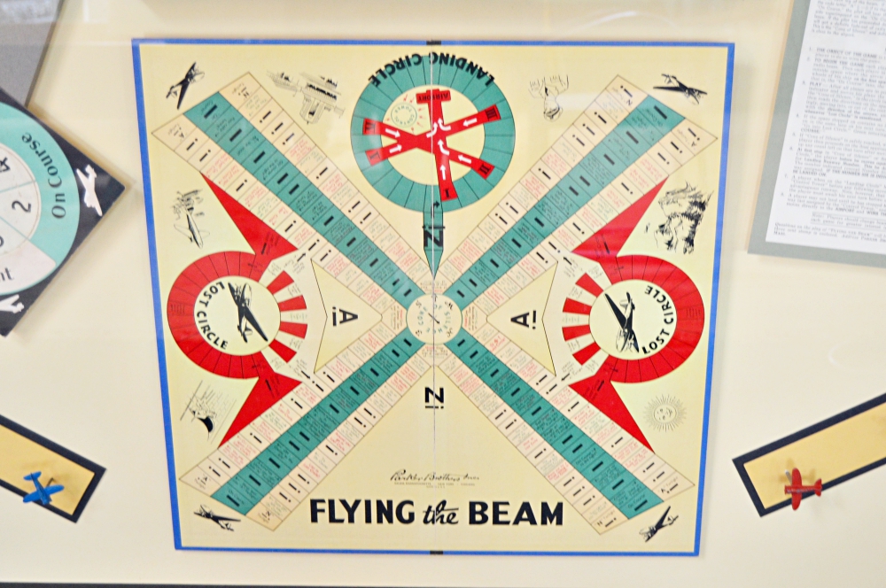Framed "Flying the Beam" Board Game