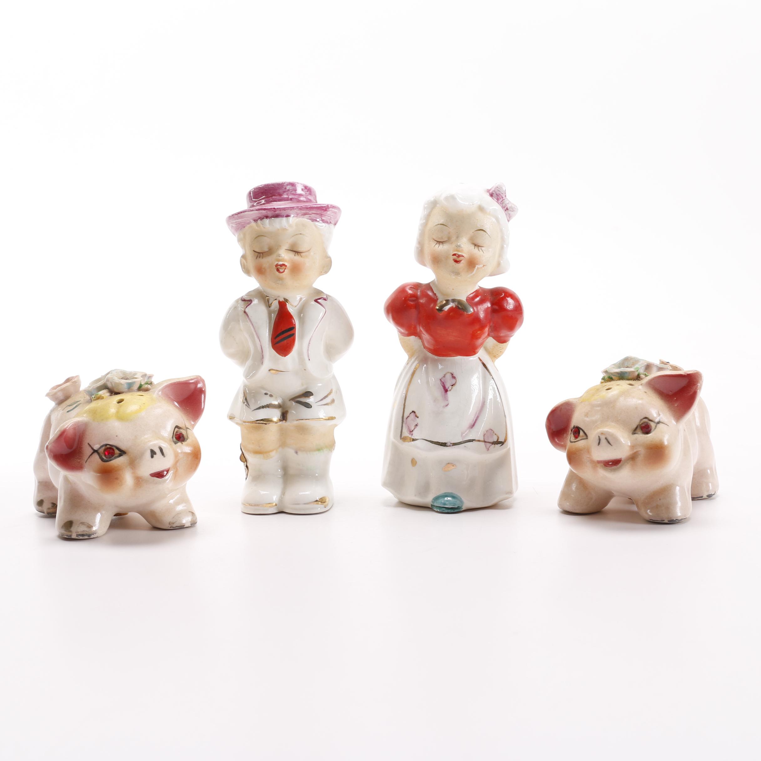 Ceramic Salt and Pepper Shakers