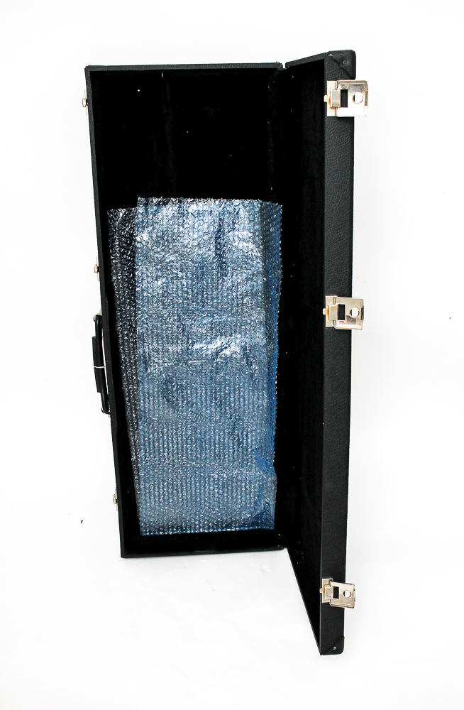 Vintage Black Silvertone Electric Guitar and Case