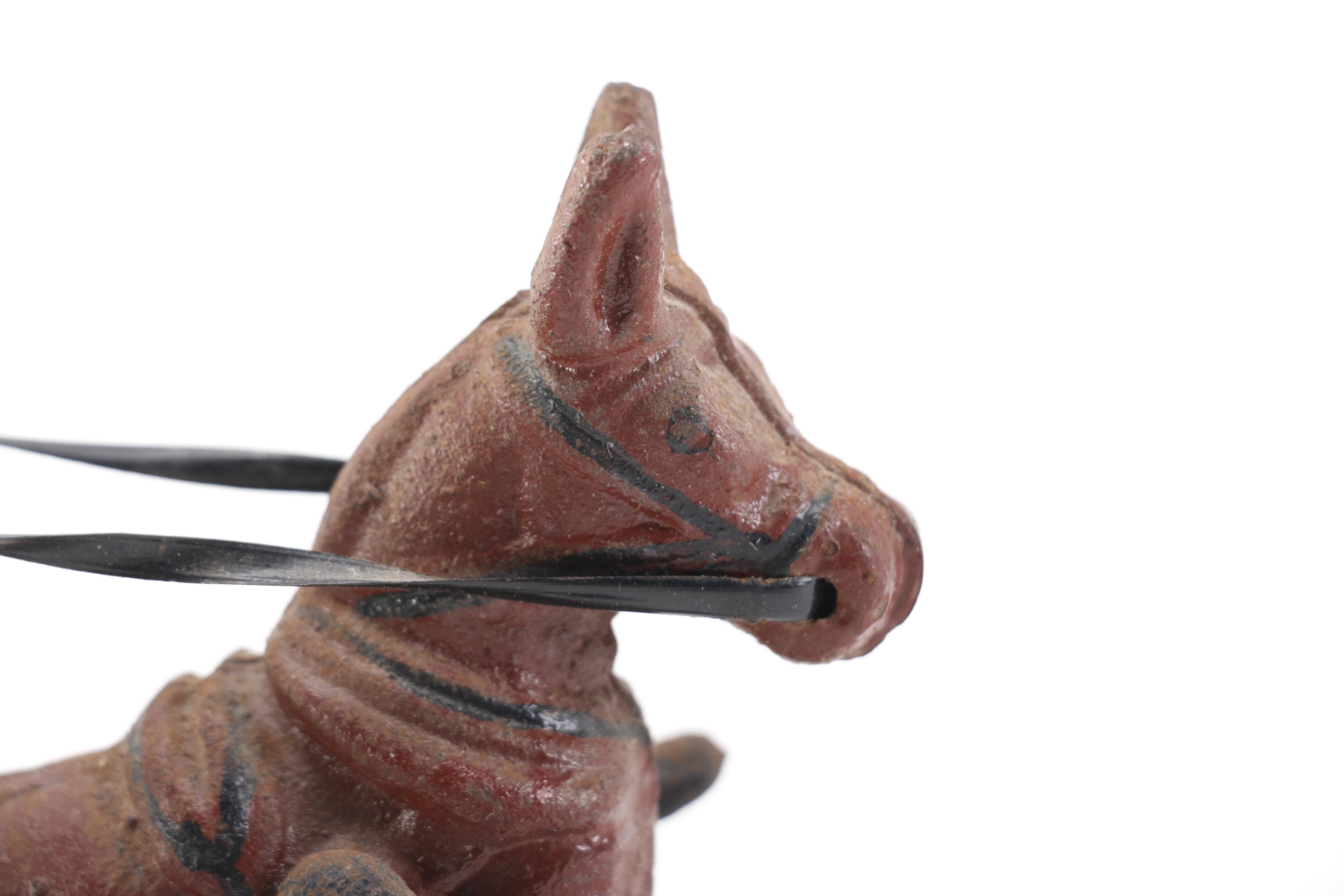 Cart and Donkey Figurine