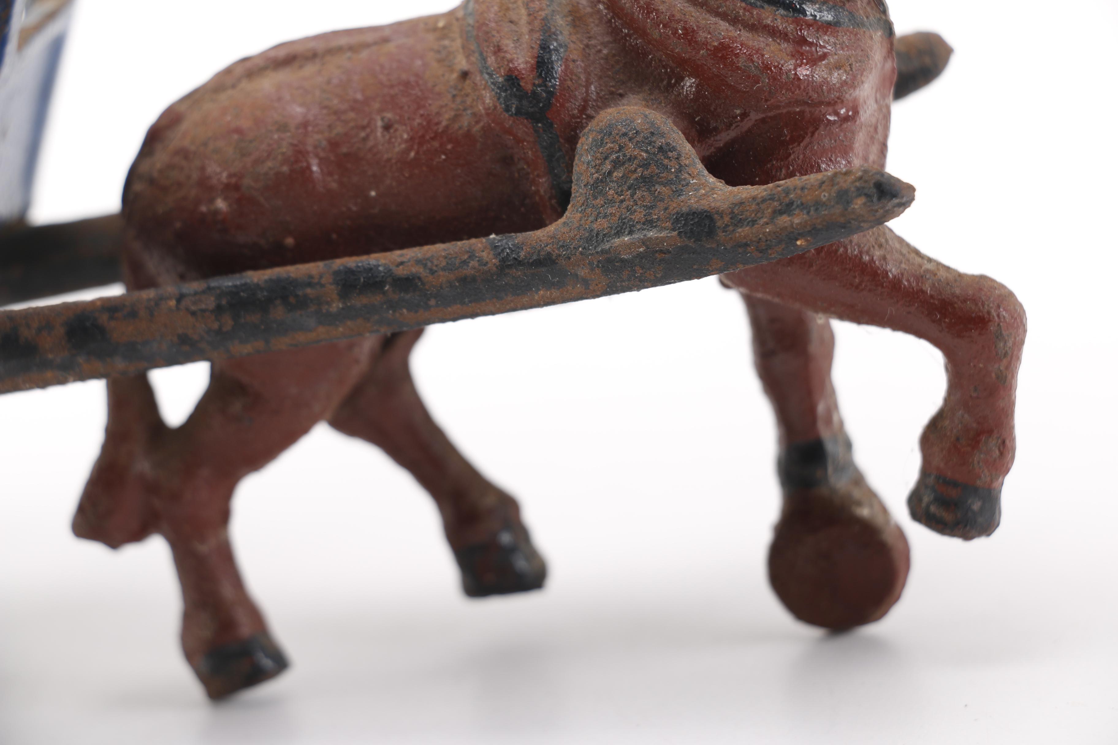 Cart and Donkey Figurine