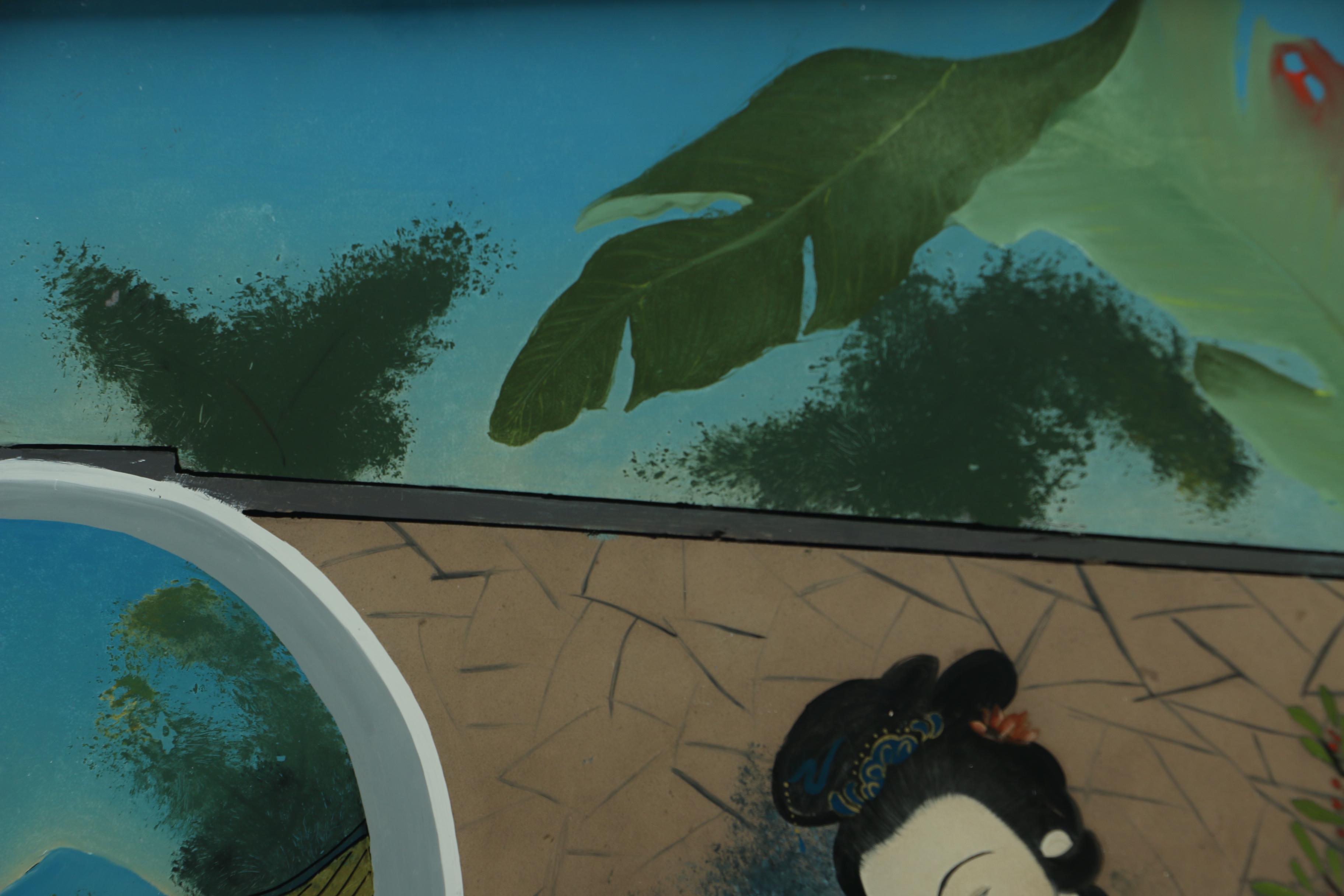 Chinese Eglomisé Reverse Glass Painting