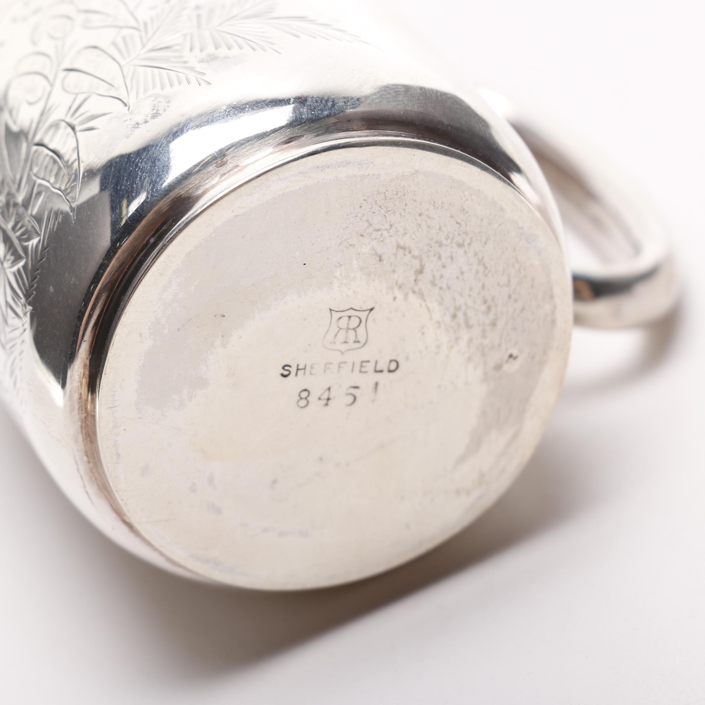 1901 Richard Richardson Sterling Silver Cup