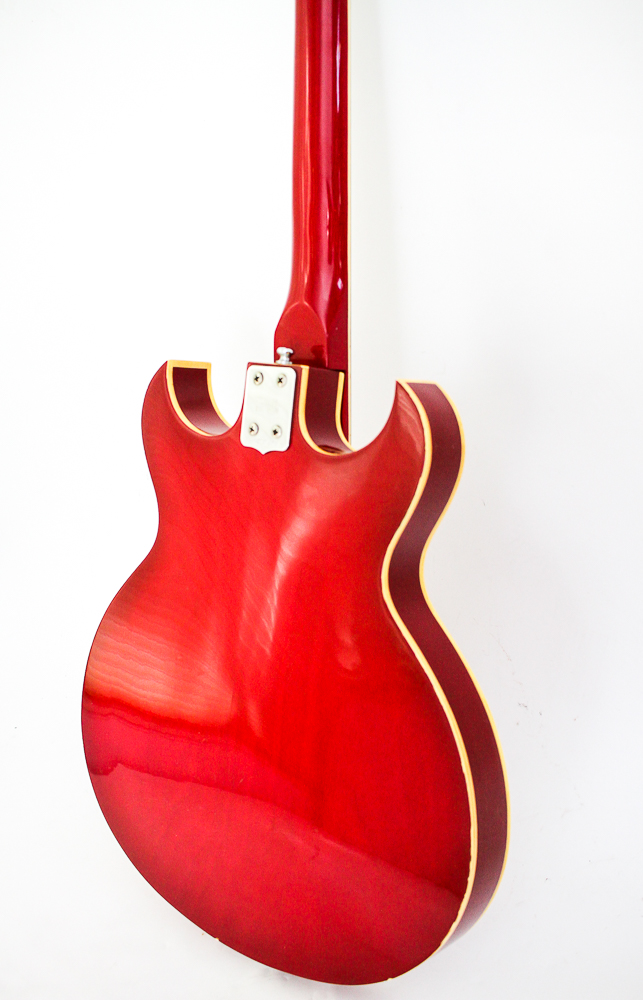 1960s Vintage Silvertone Semi-Hollow Body Electric Guitar, Case