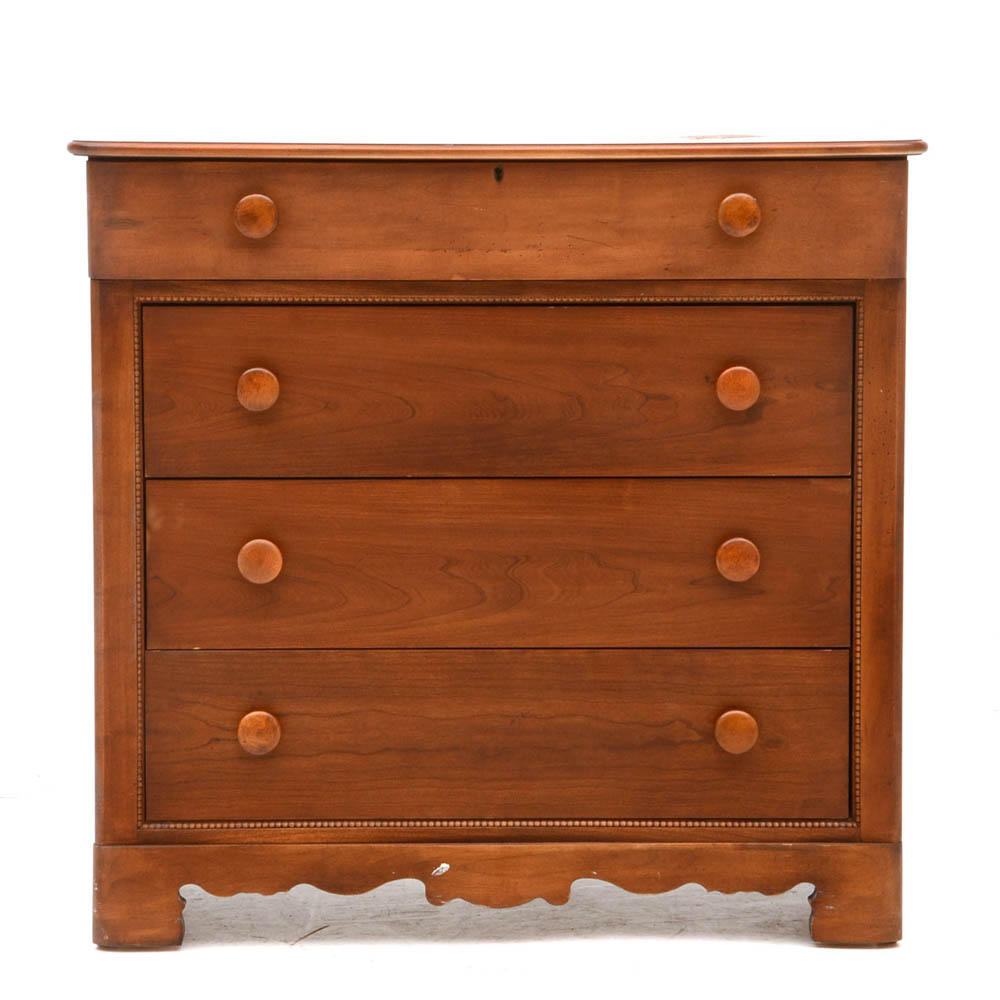 American Empire Style Cherry Chest of Drawers
