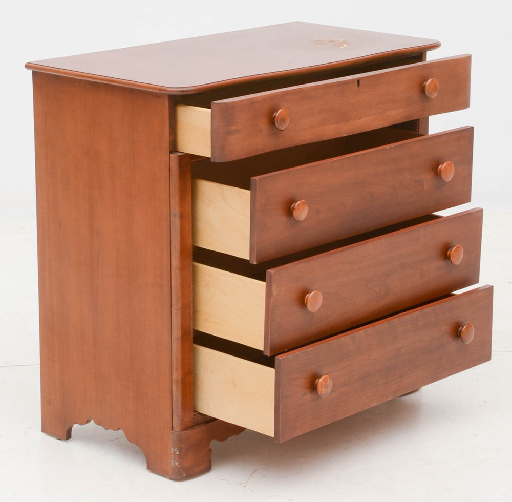 American Empire Style Cherry Chest of Drawers