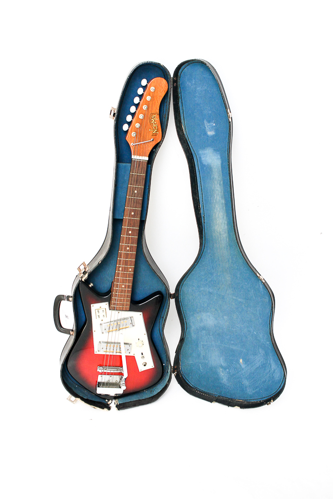 Circa 1968 Norma EG 403-2 Electric Guitar and Case