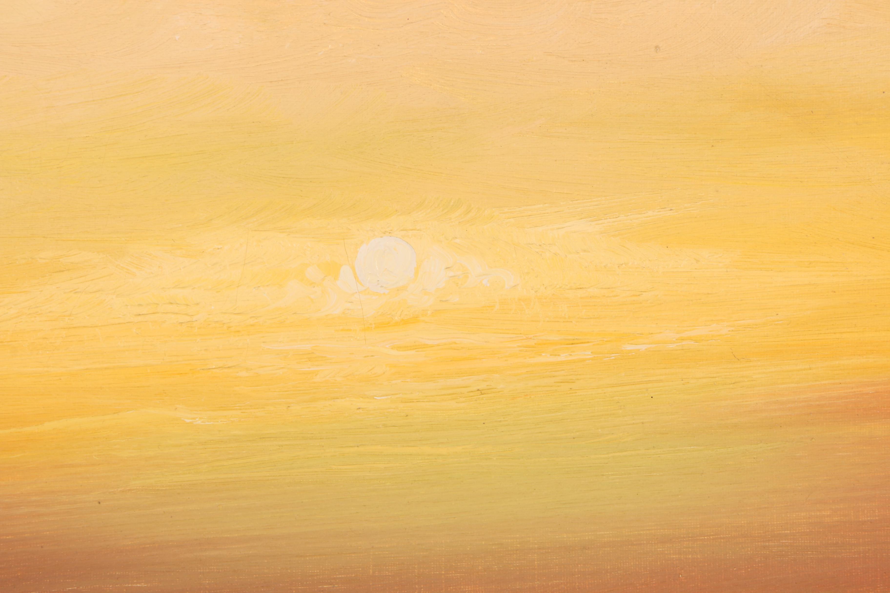 Sunset on Bay Oil On Canvas Painting