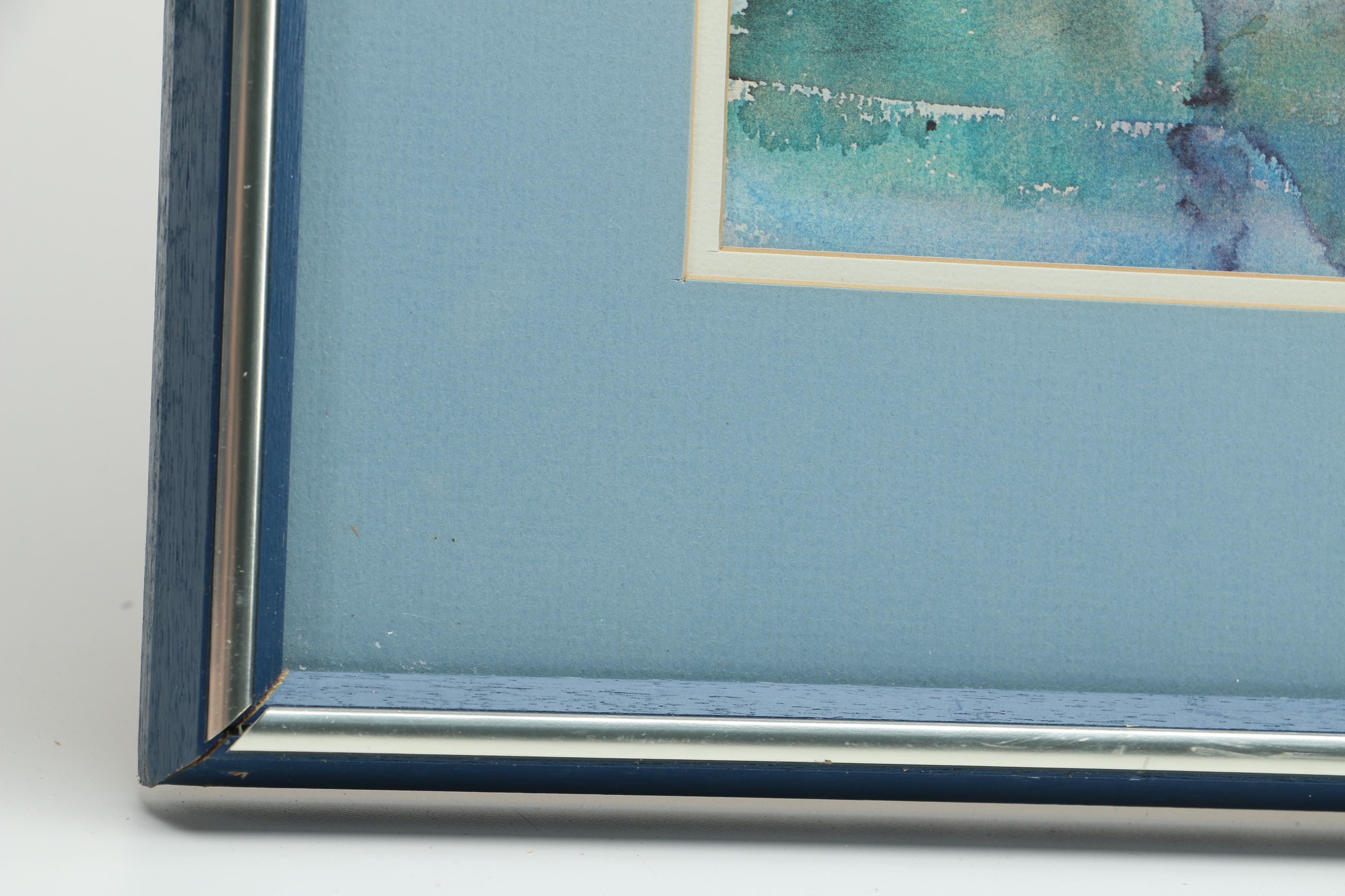 Vern Tremewan Offset Lithograph of "20th Century Bermuda"