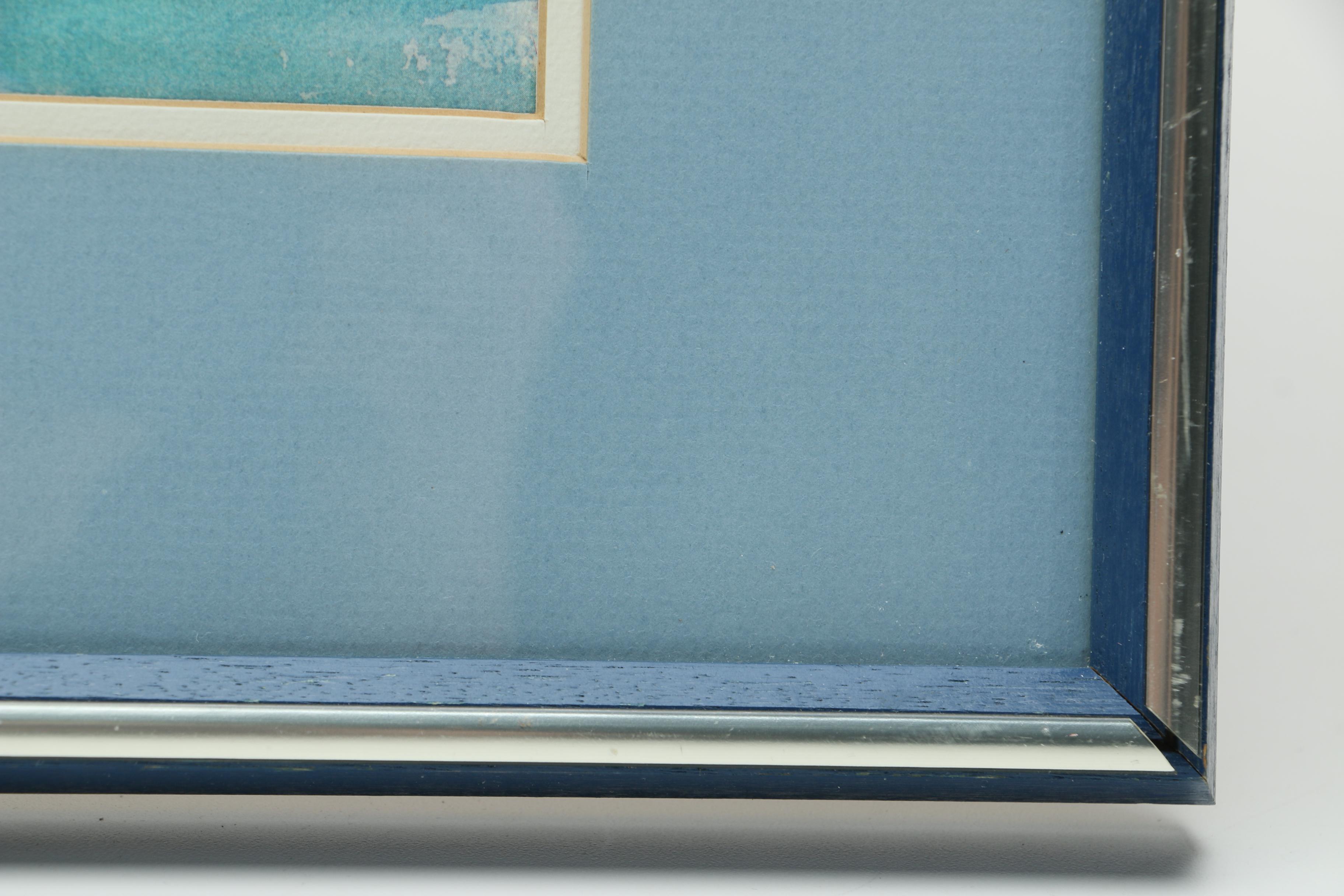 Vern Tremewan Offset Lithograph of "20th Century Bermuda"