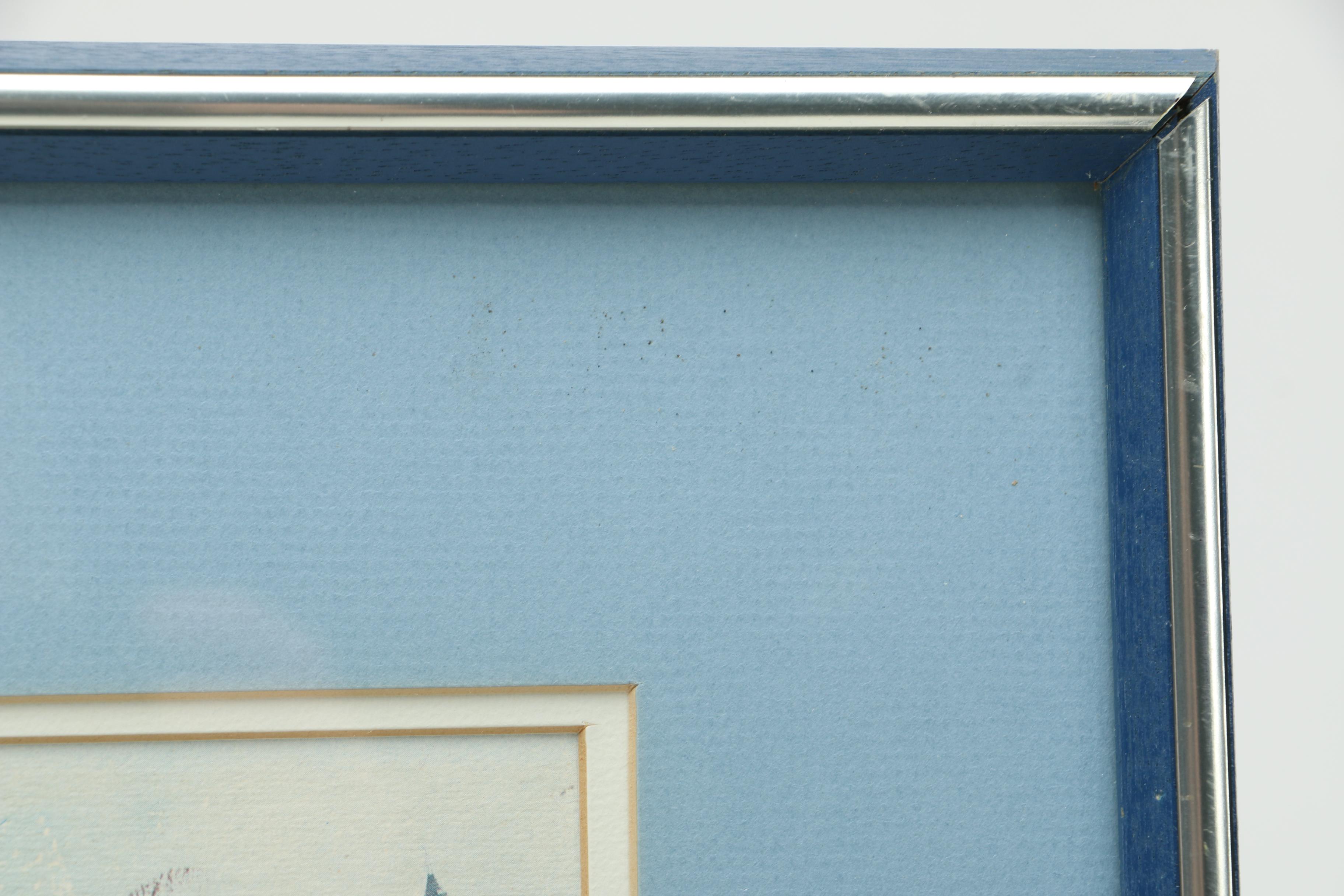 Vern Tremewan Offset Lithograph of "20th Century Bermuda"