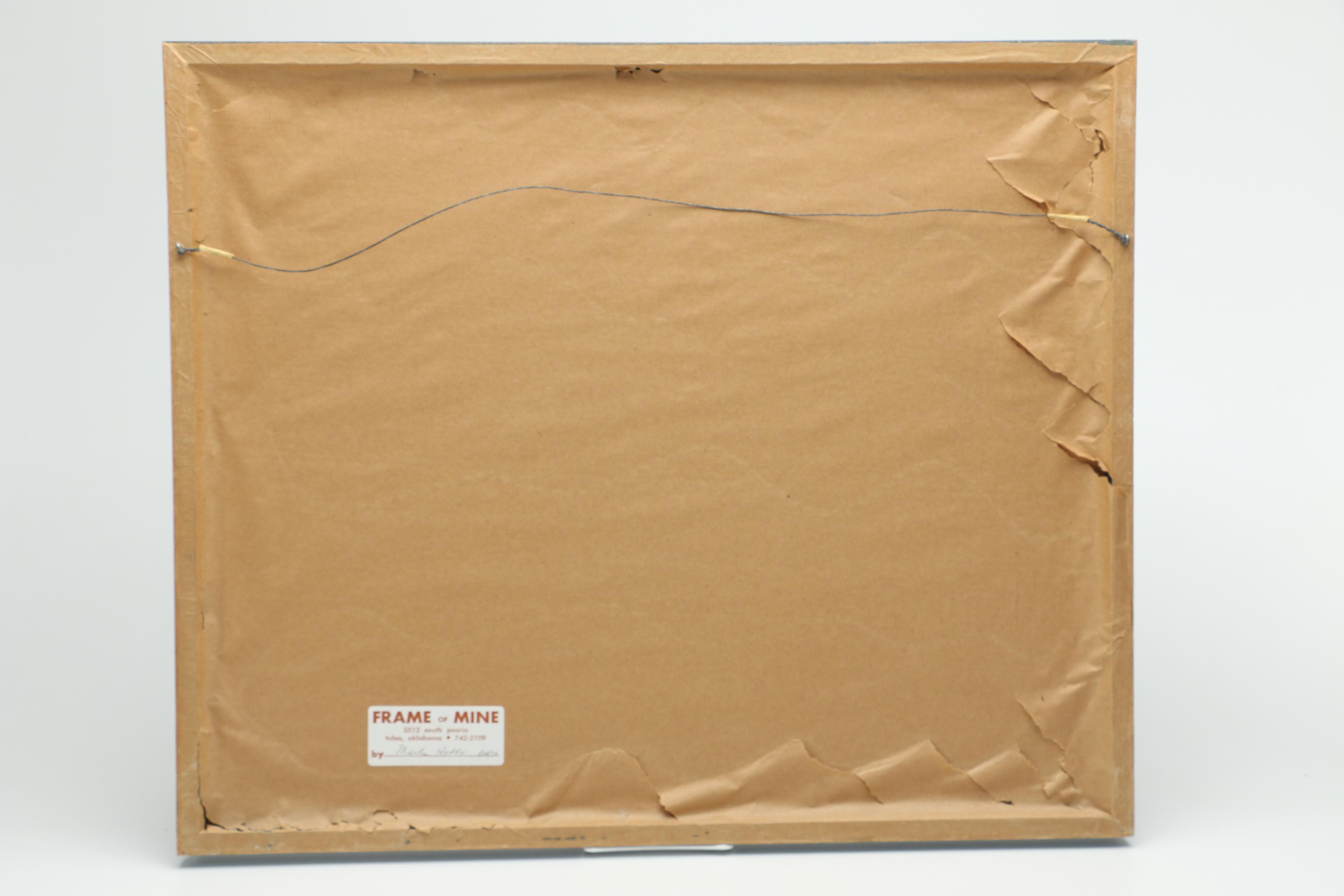 Vern Tremewan Offset Lithograph of "20th Century Bermuda"