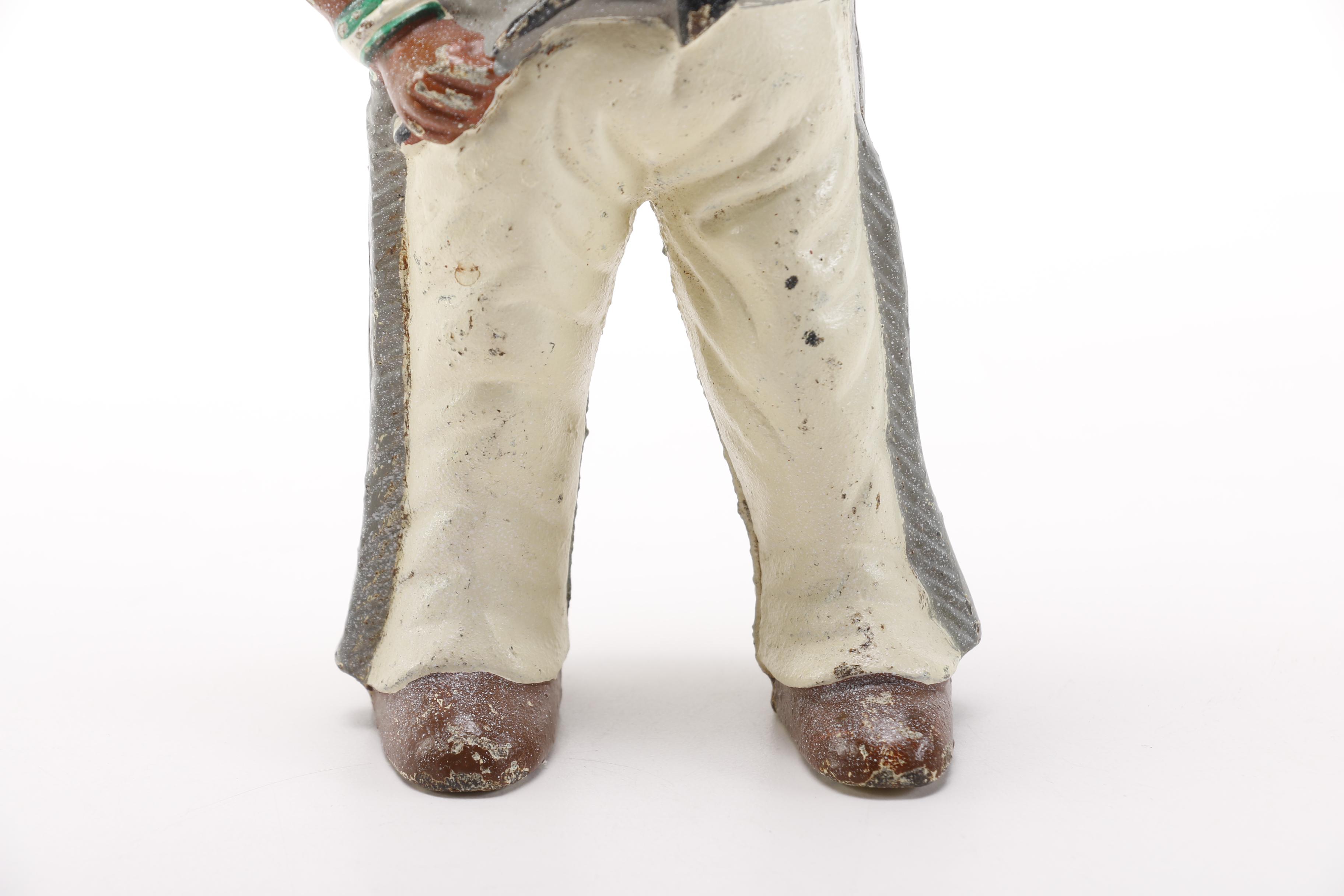 Native American Style Cast Iron Bank