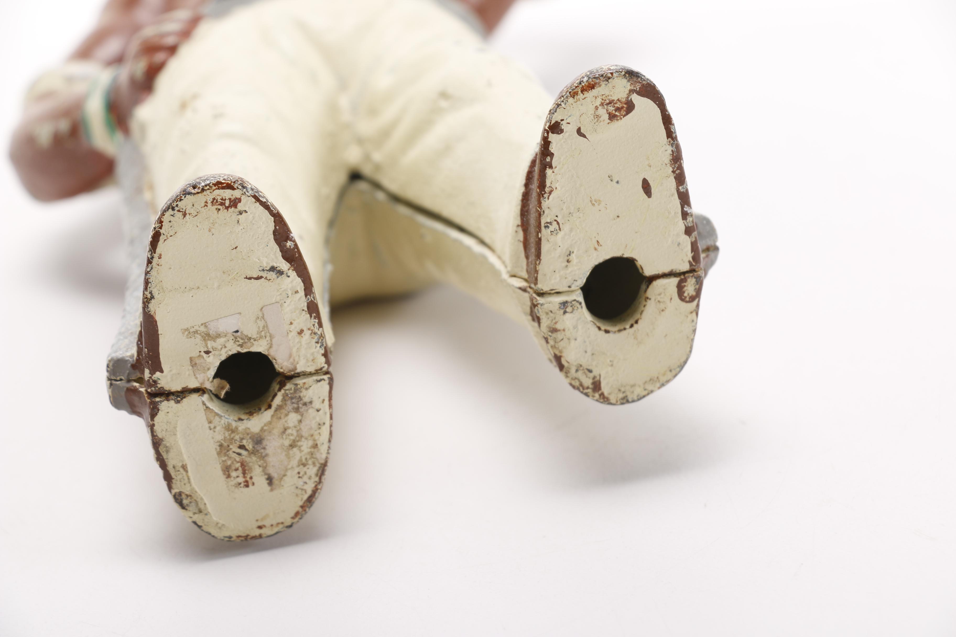 Native American Style Cast Iron Bank