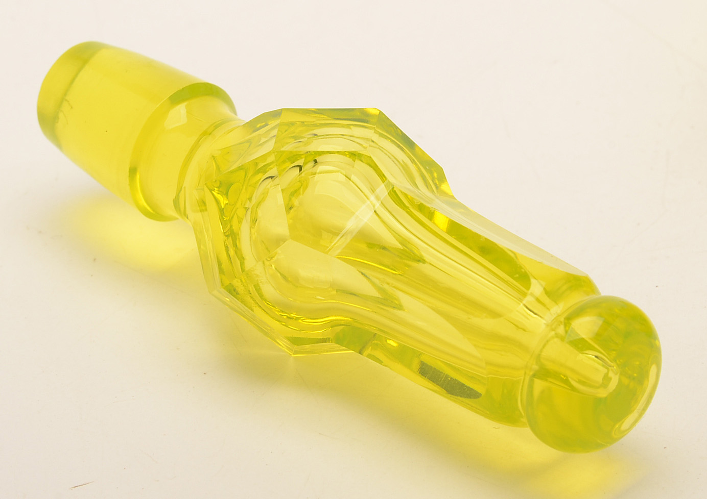 Antique Vaseline Glass Perfume Bottle