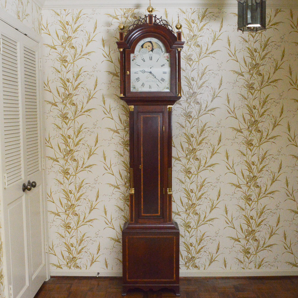 Reproduction Simon Willard Tall Case Clock EBTH