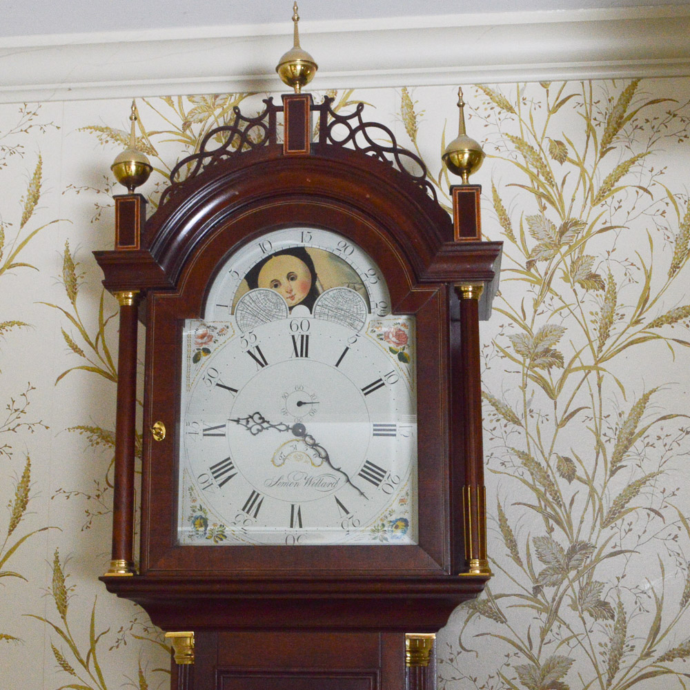 Reproduction Simon Willard Tall Case Clock