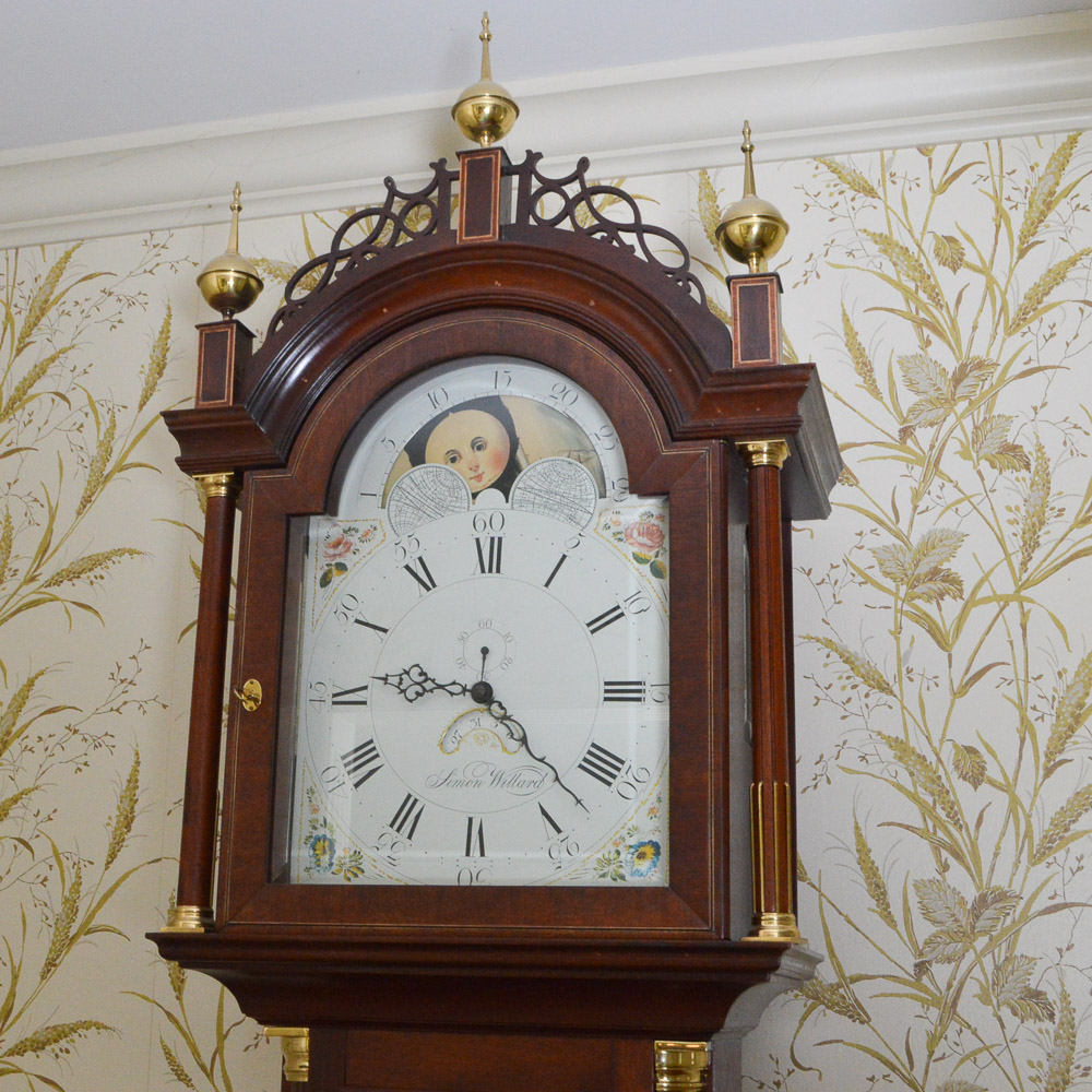 Reproduction Simon Willard Tall Case Clock
