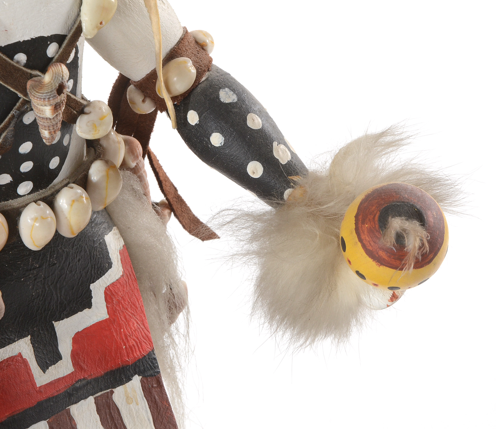 "White Buffalo Dancer" Signed G. Parkett Kochina Doll