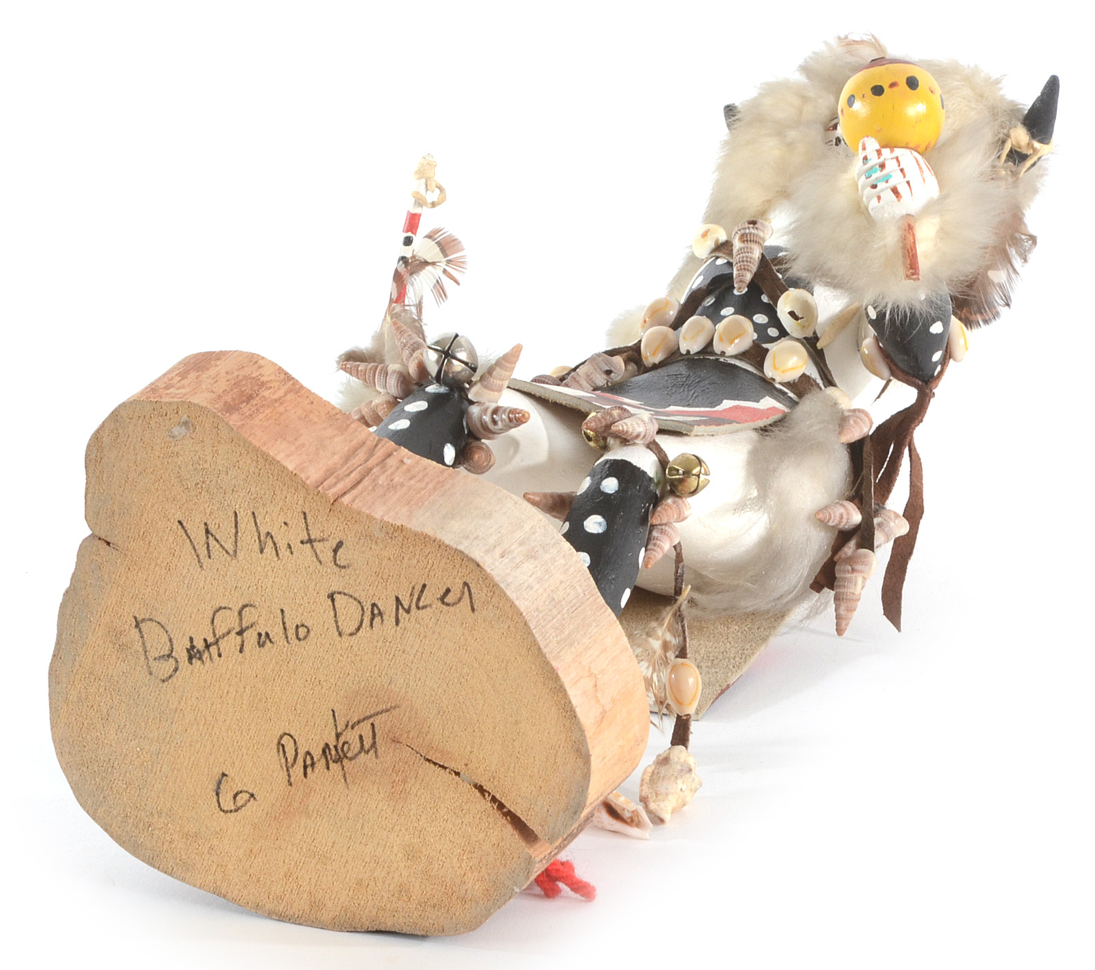 "White Buffalo Dancer" Signed G. Parkett Kochina Doll