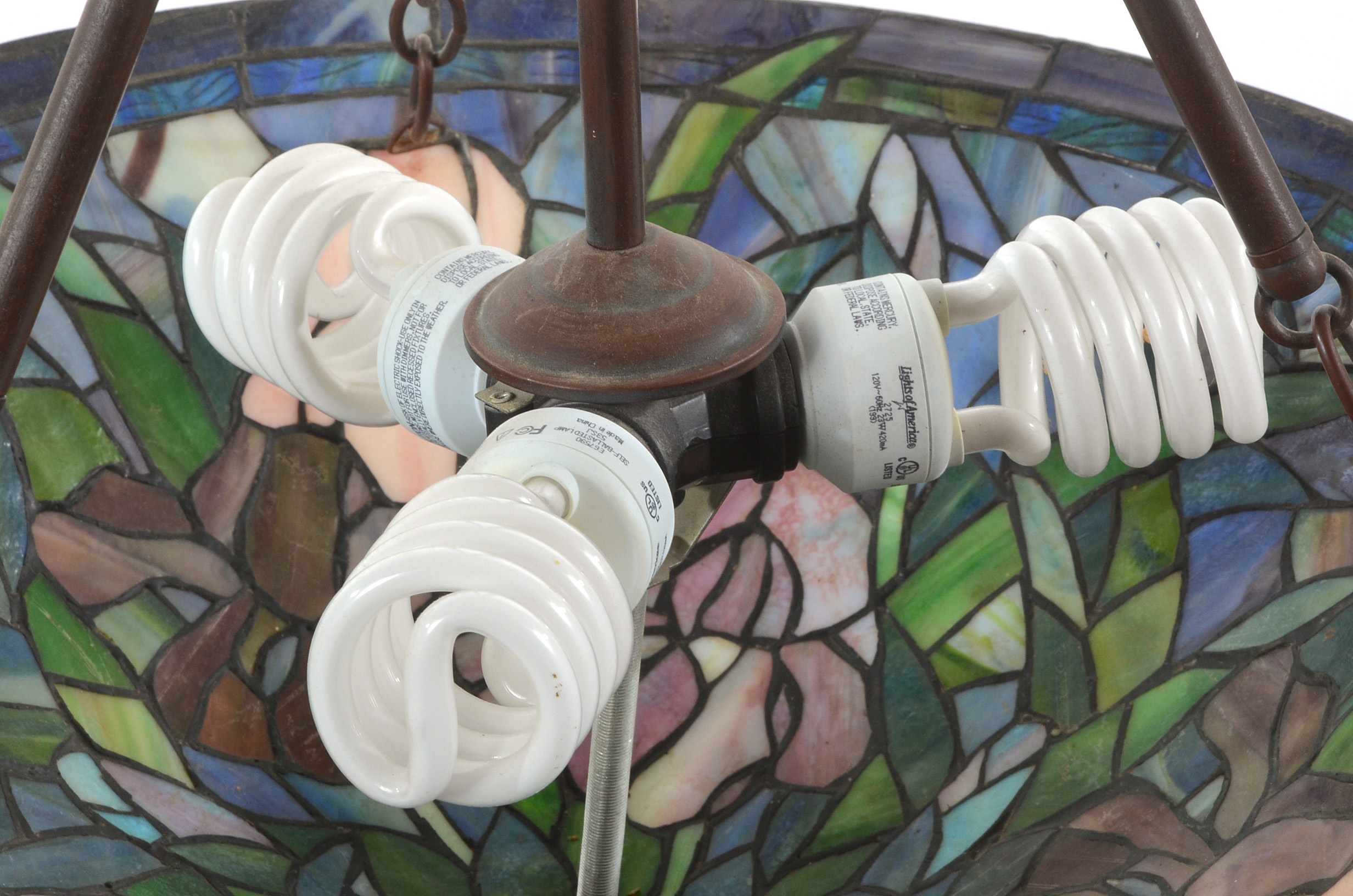 Stain Glass Ceiling Lamp