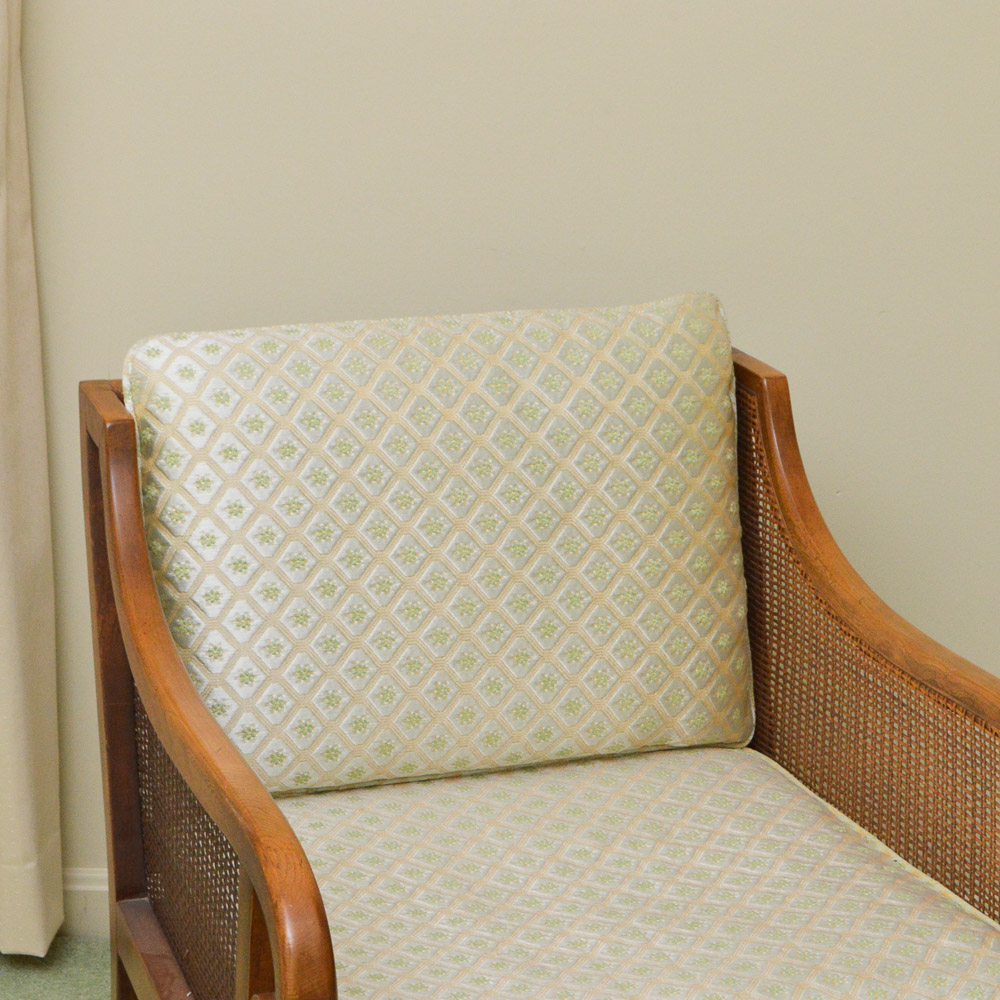 Regency Style Cane Panel Accent Chair