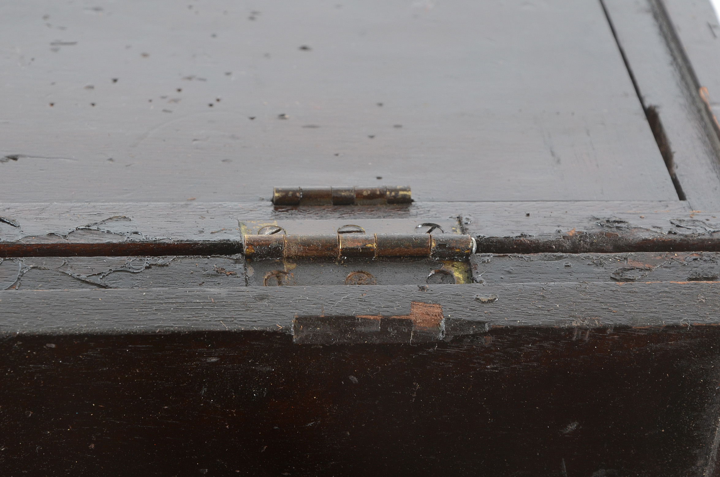Antique Walnut Toolbox