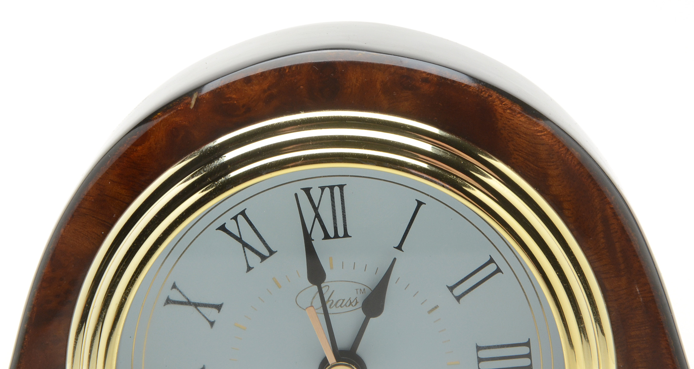 Chass Tambour-Style Mantel Clock