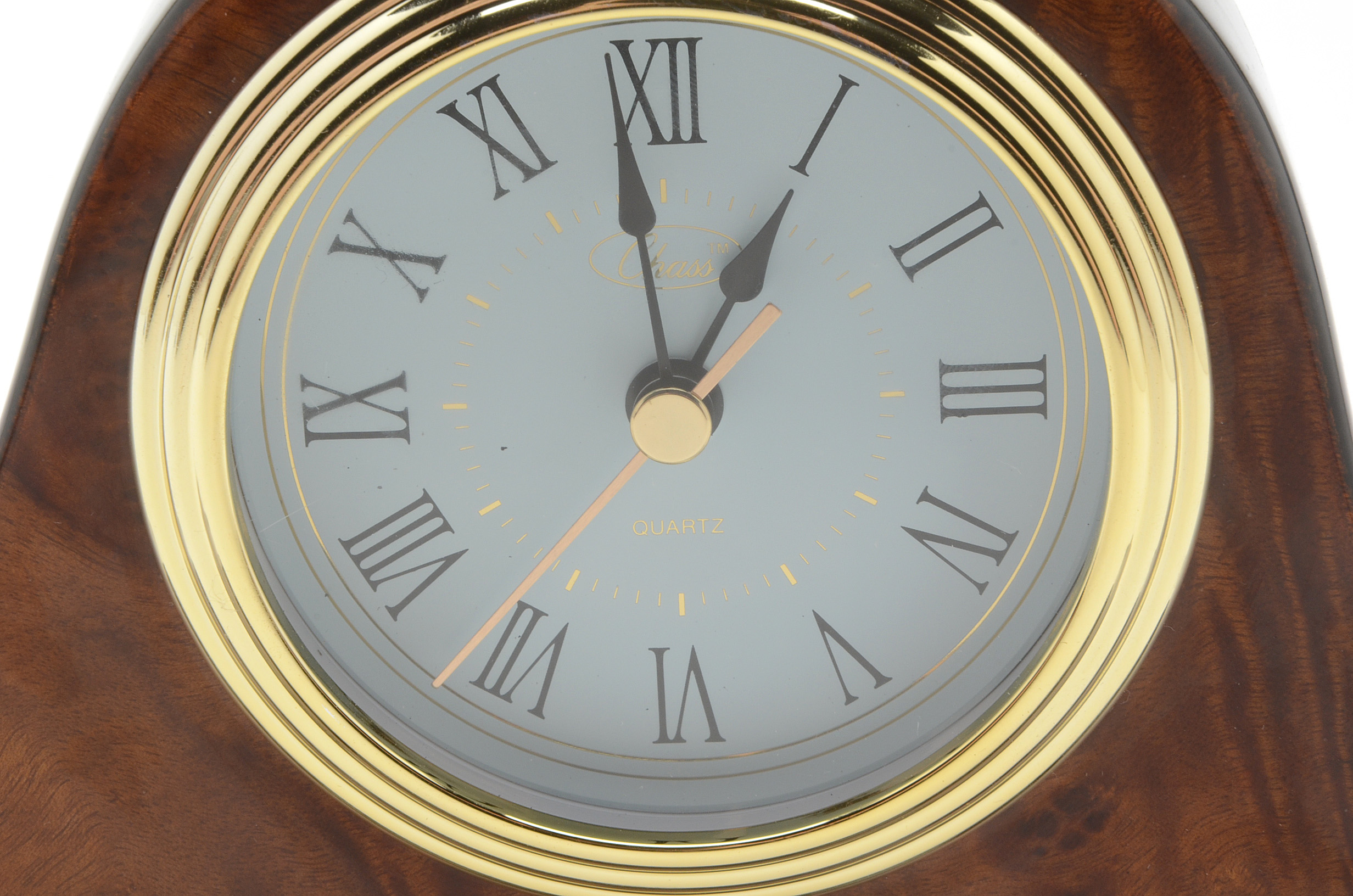 Chass Tambour-Style Mantel Clock