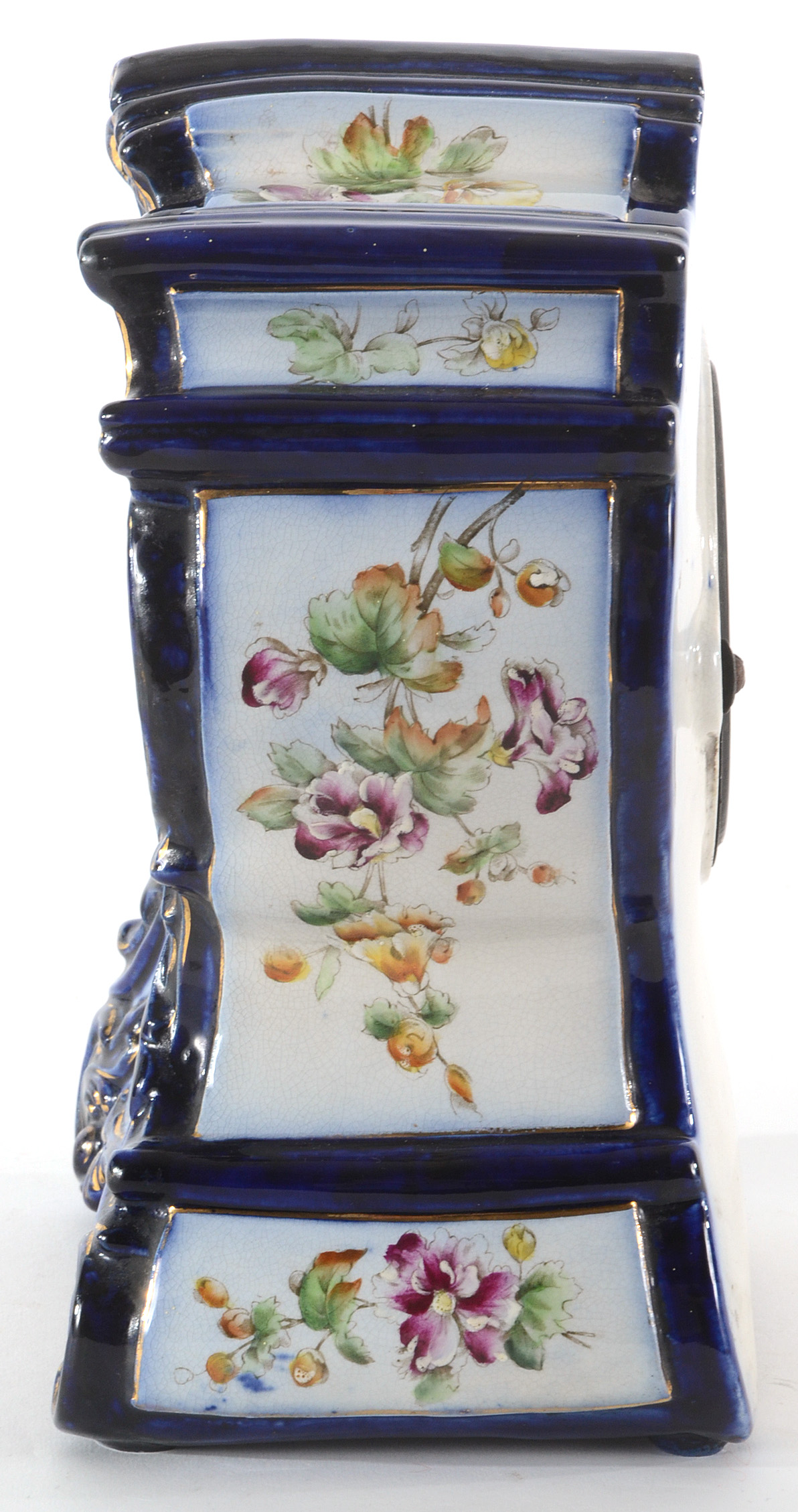 Antique Porcelain Clock by Wm L Gilbert