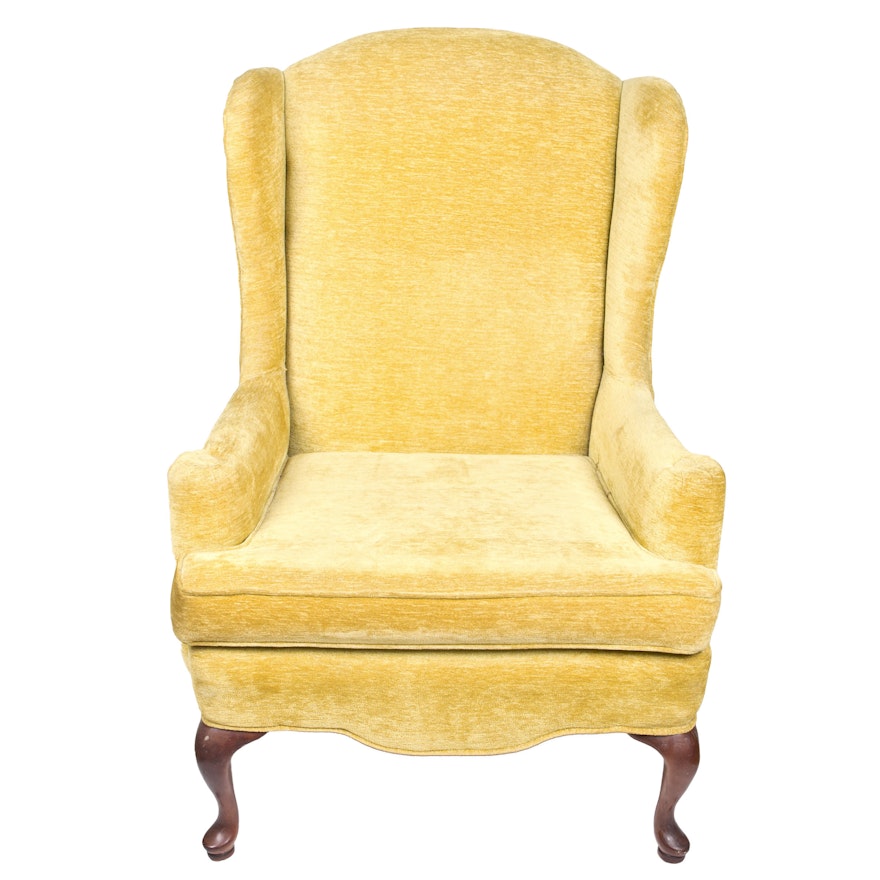 Upholstered Wingback Chair by Montclair