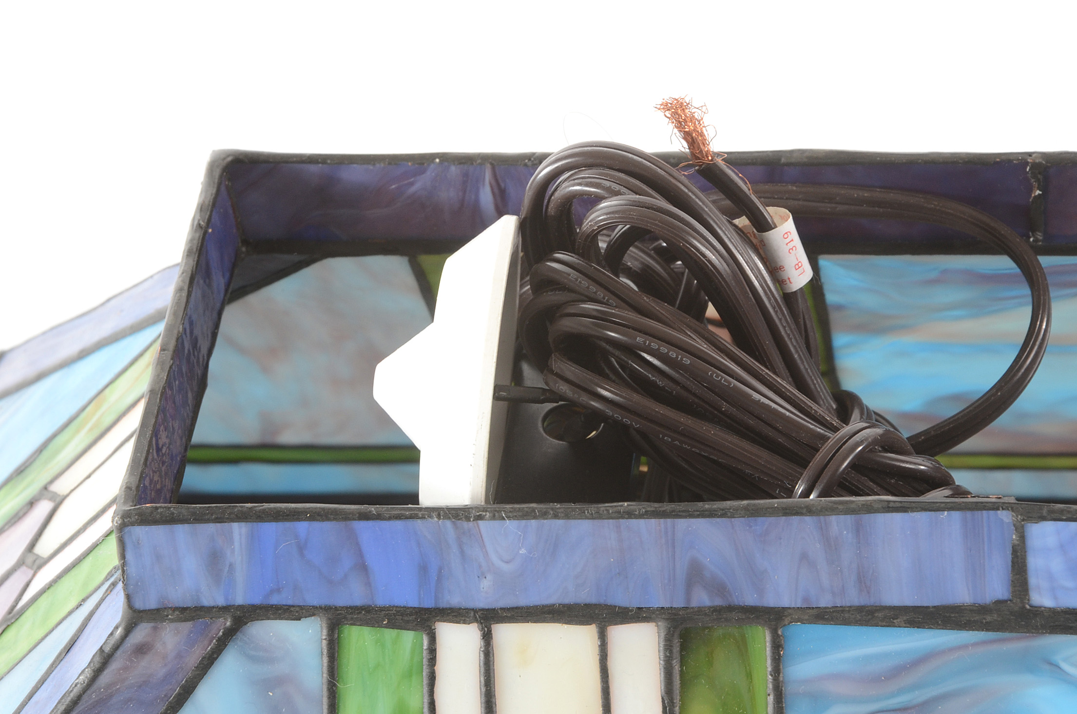 Stained Glass Overhead Pendant Light