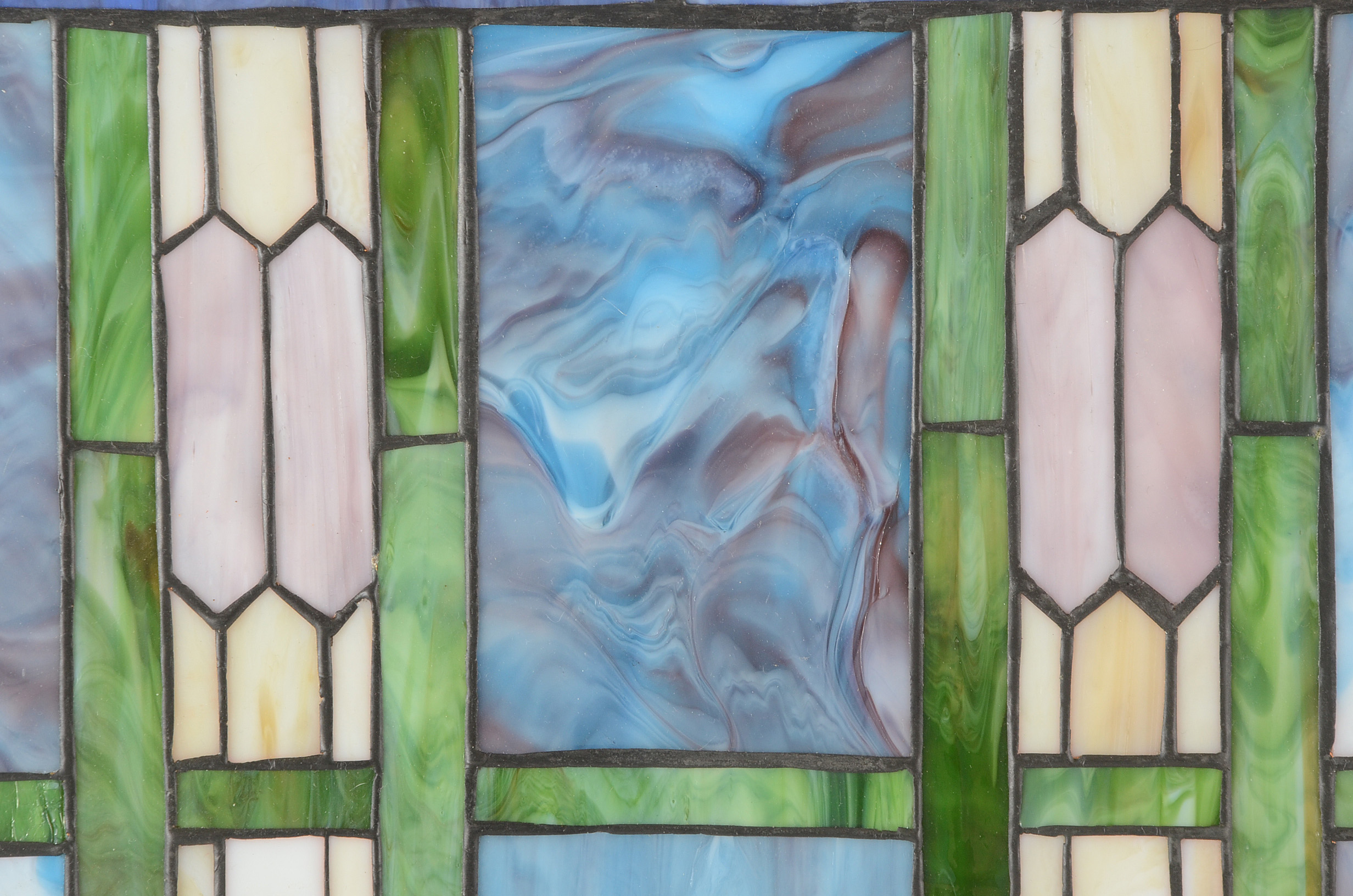 Stained Glass Overhead Pendant Light