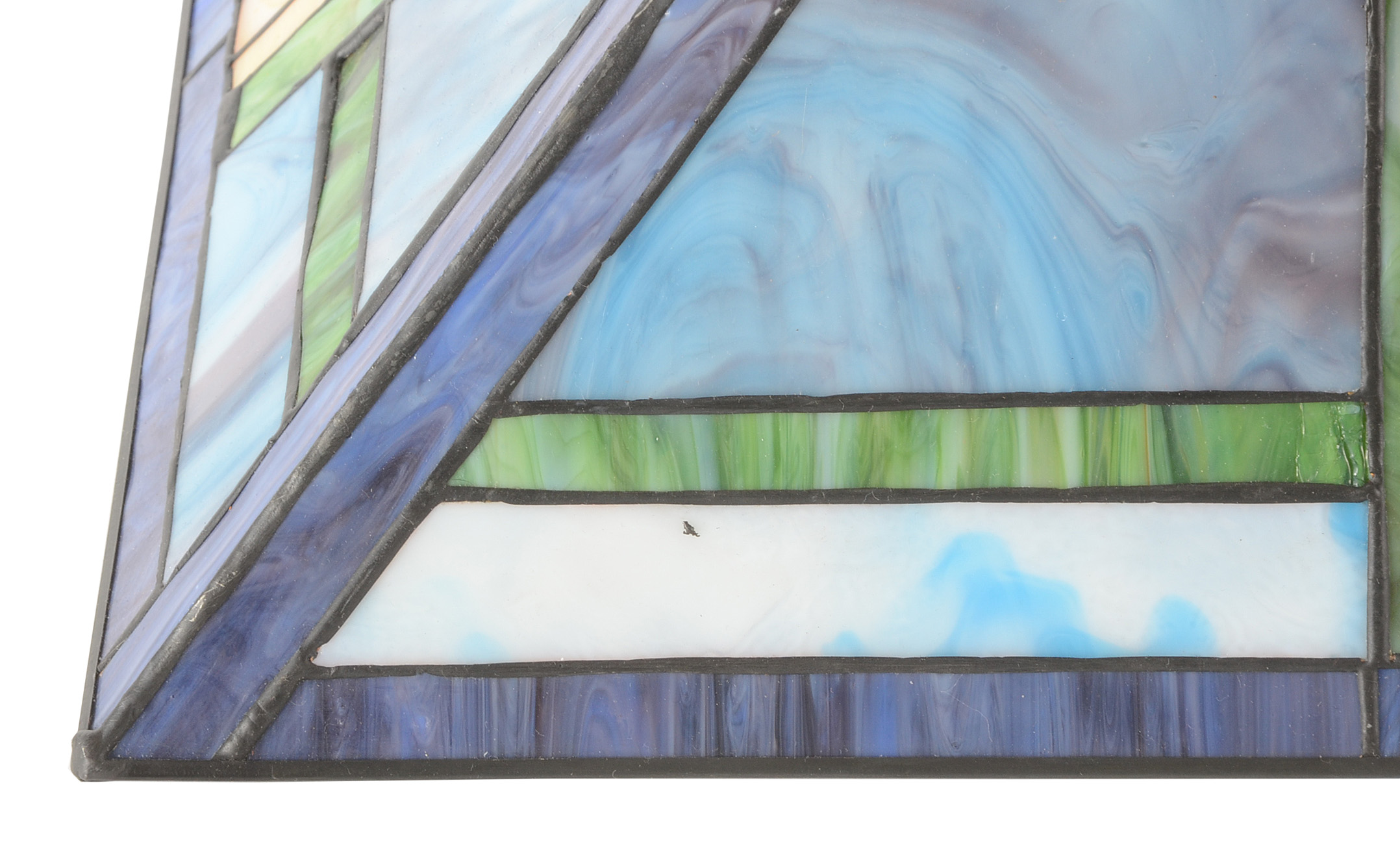 Stained Glass Overhead Pendant Light