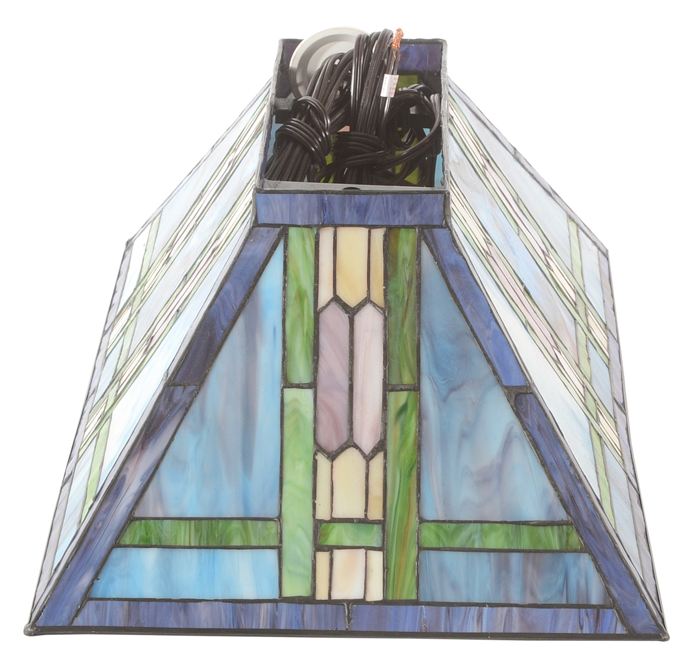 Stained Glass Overhead Pendant Light