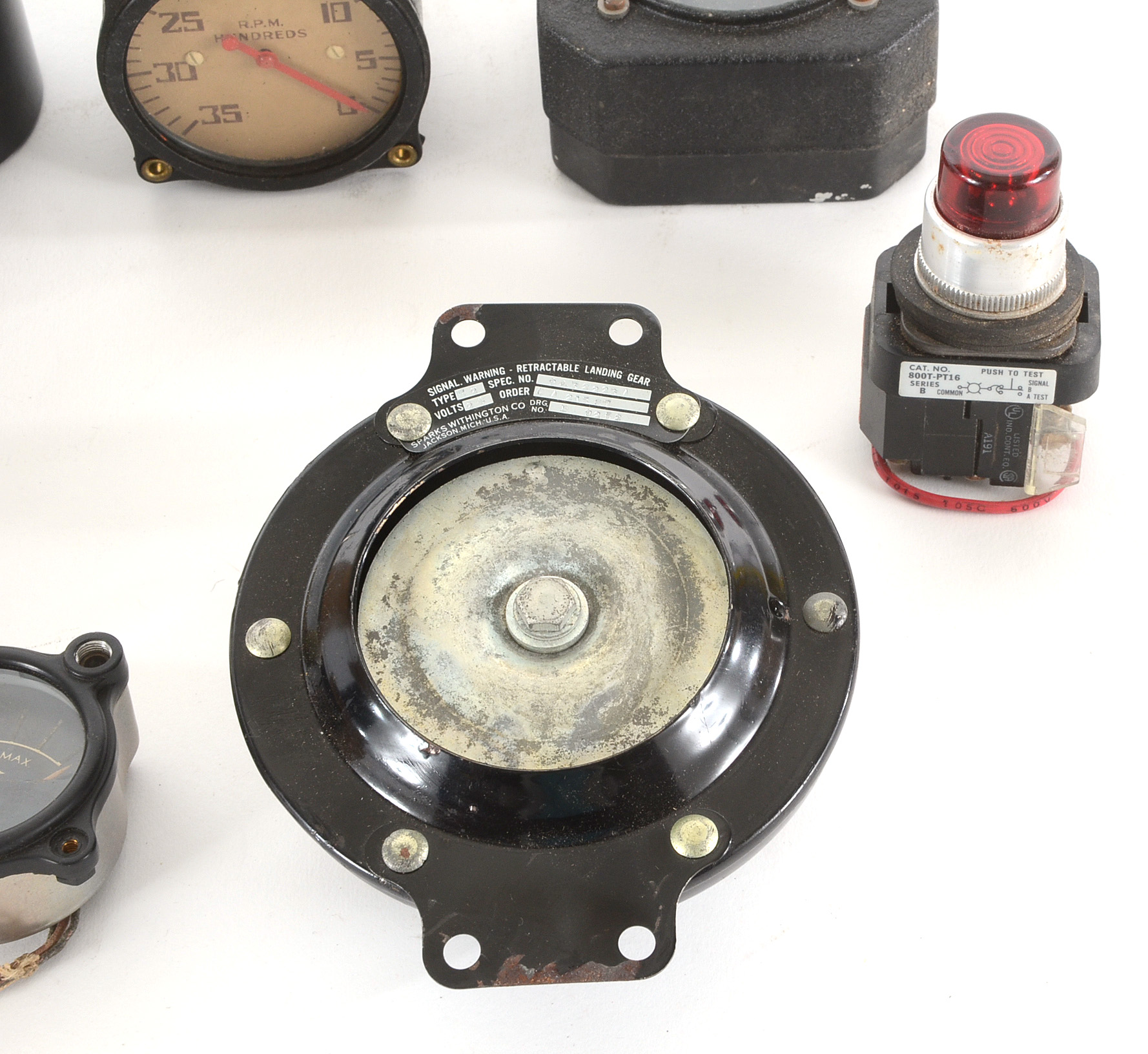 Collection of Vintage Airplane Parts