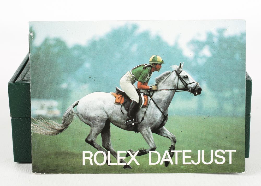 Women's 18K Yellow Gold and Diamond Vintage Rolex Oyster Watch