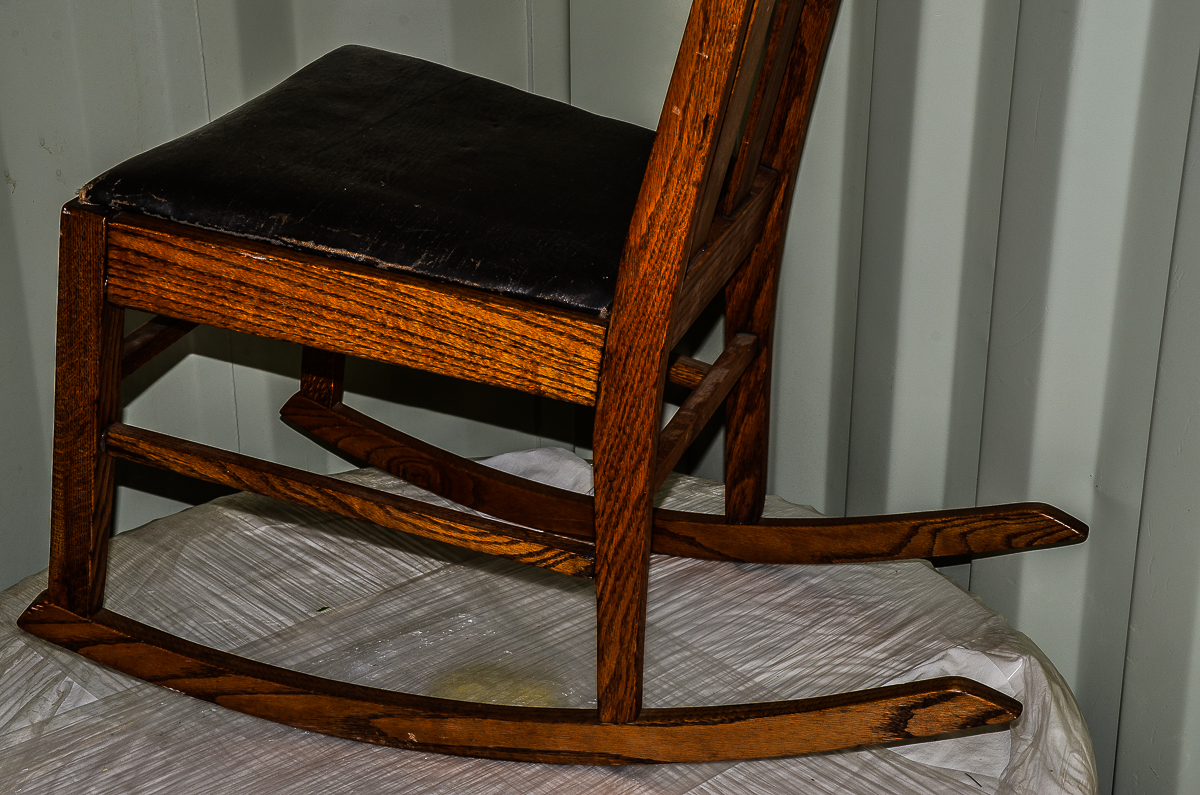 Vintage Wooden Rocking Chair