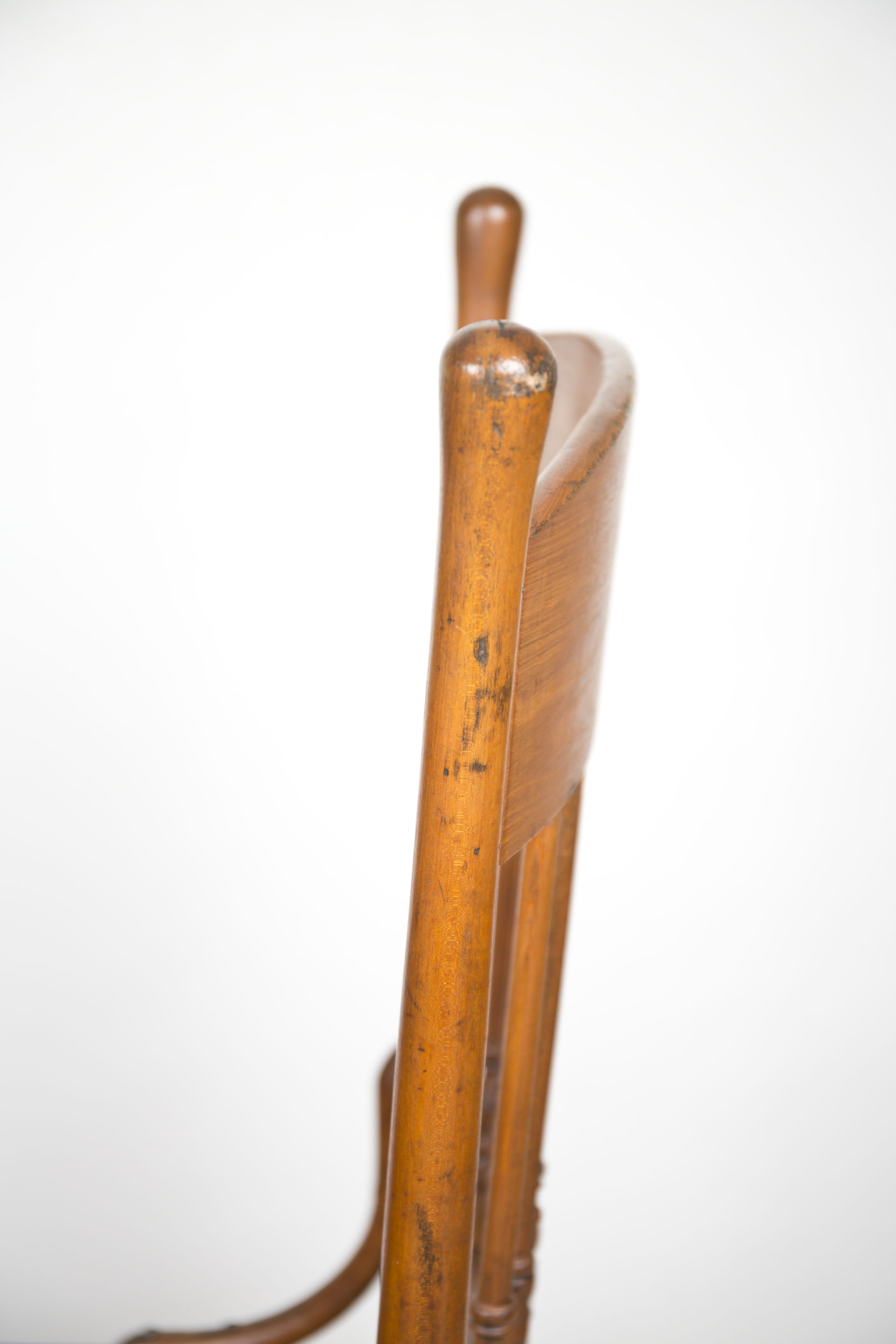 Pair of Cherry Chairs With Caned Seats