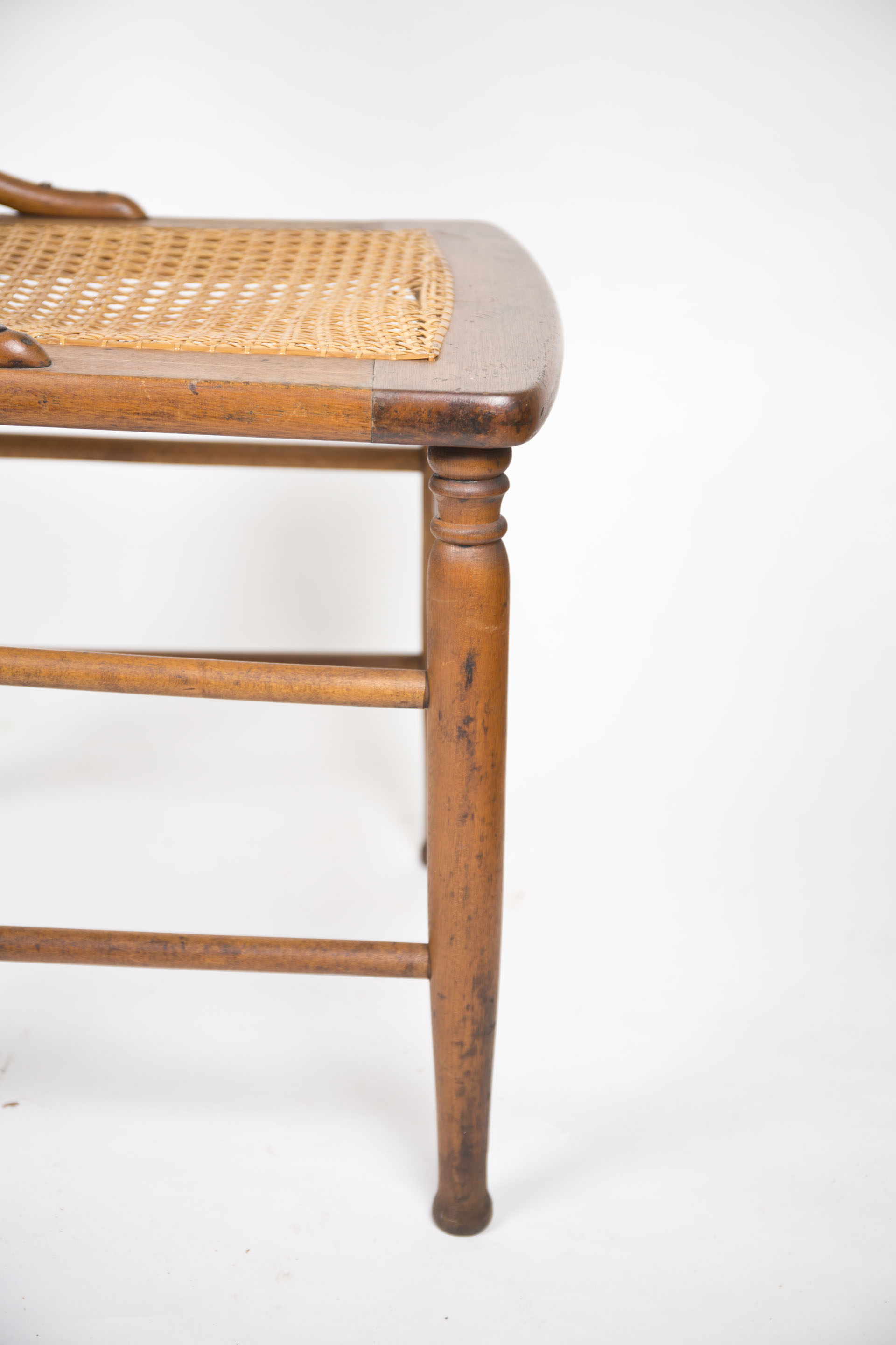 Pair of Cherry Chairs With Caned Seats