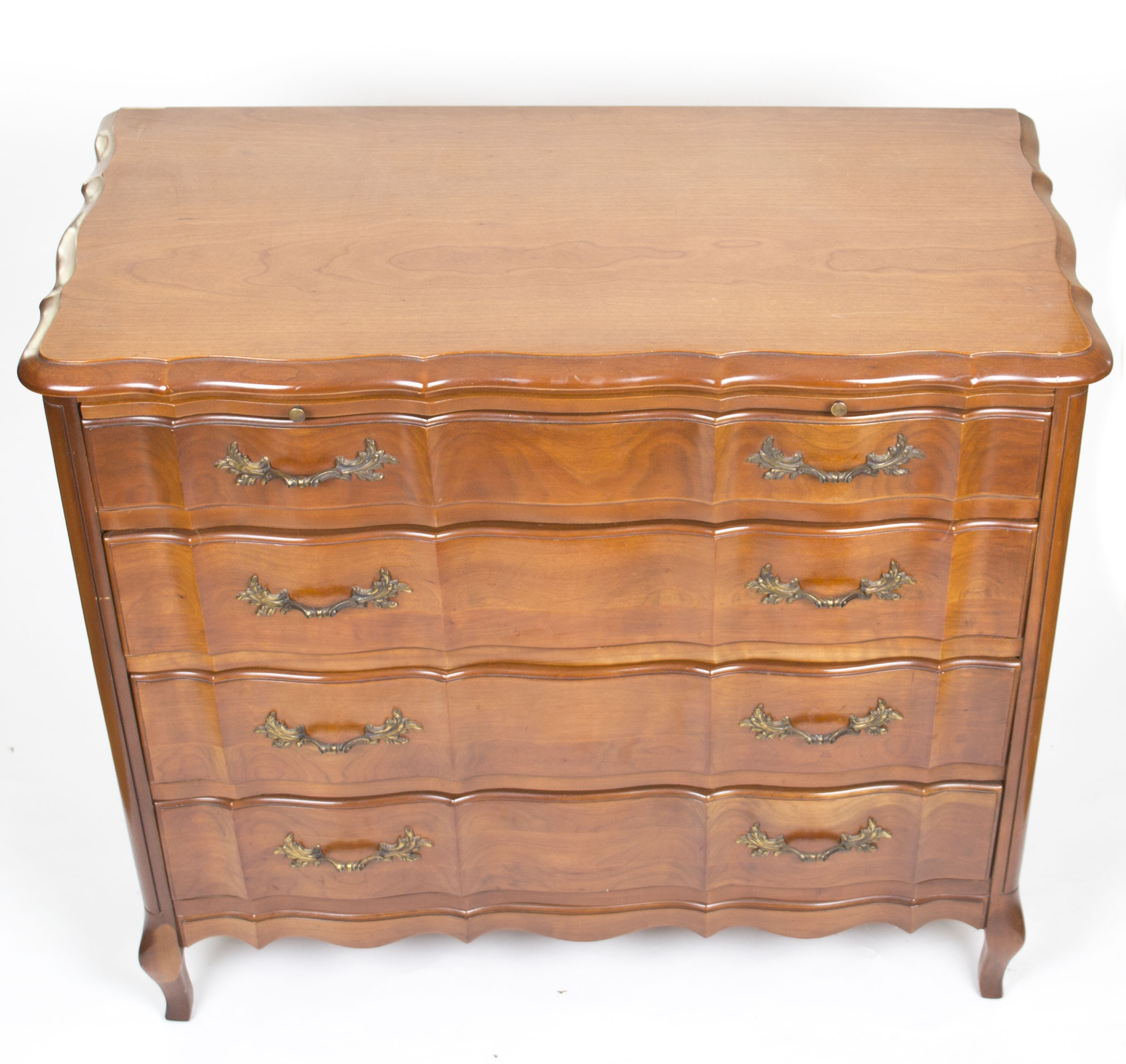 Vintage French Provincial Style Cherry Dresser by Permacraft