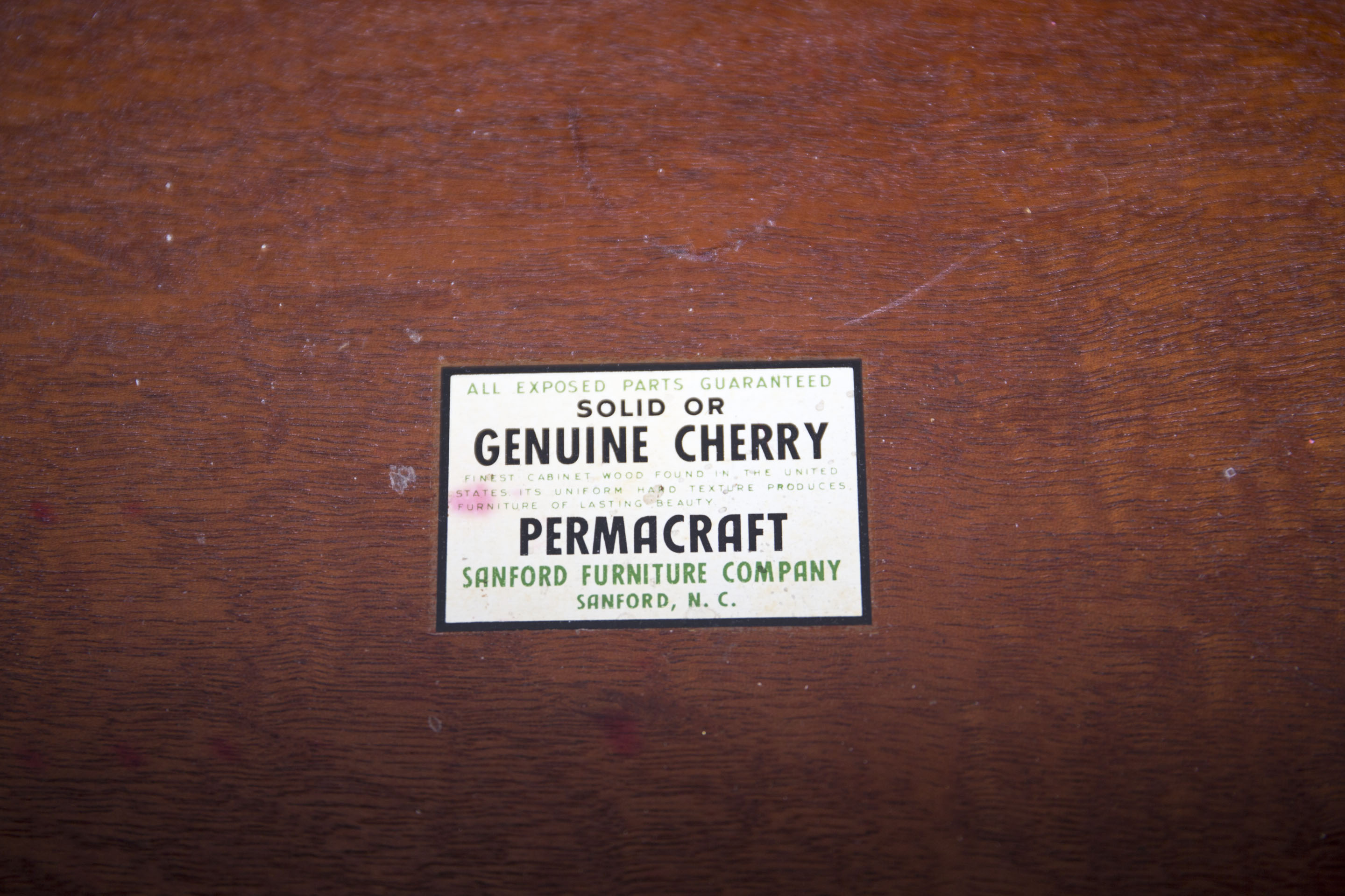 Vintage French Provincial Style Cherry Dresser by Permacraft