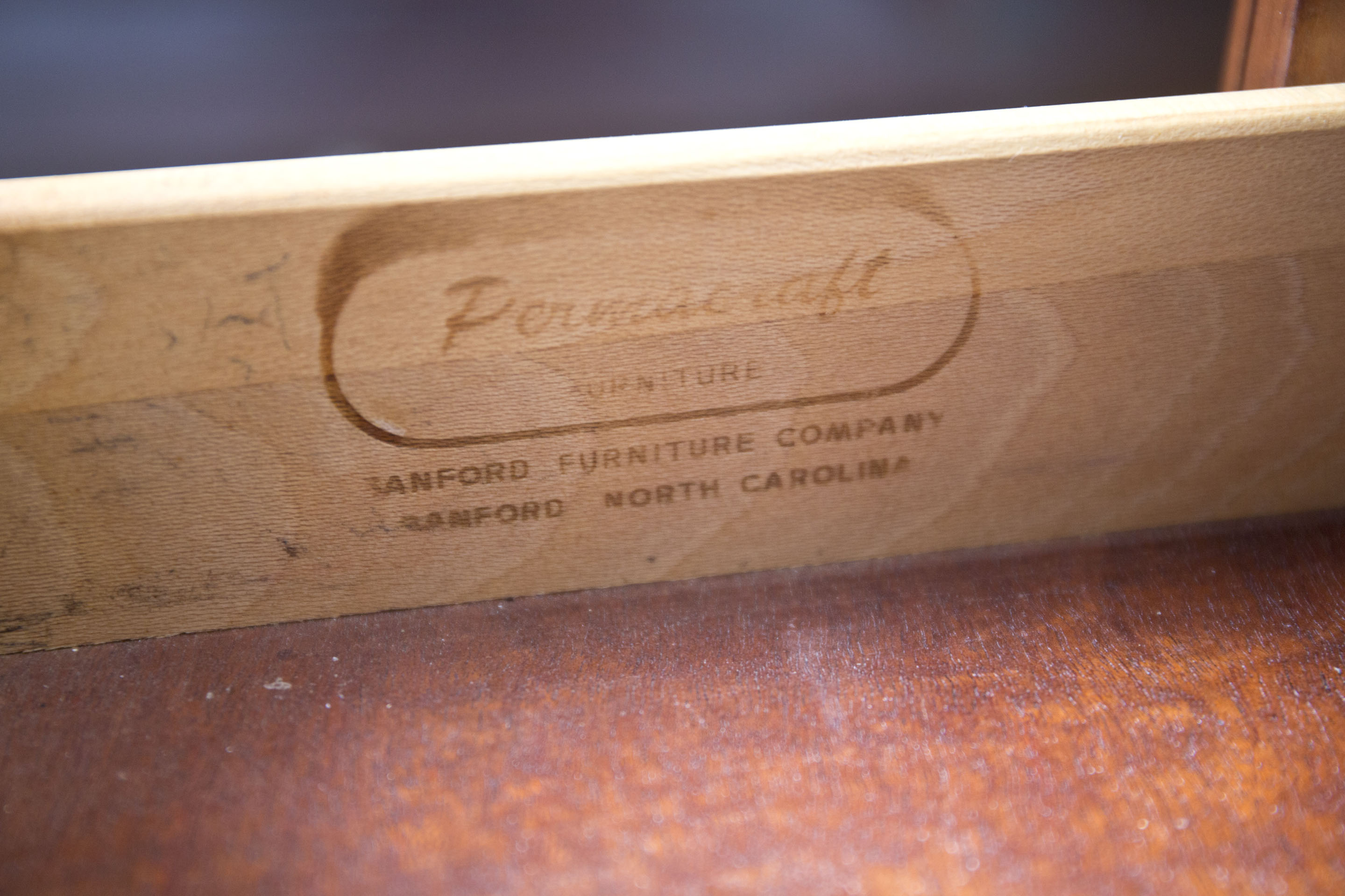 Vintage French Provincial Style Cherry Dresser by Permacraft