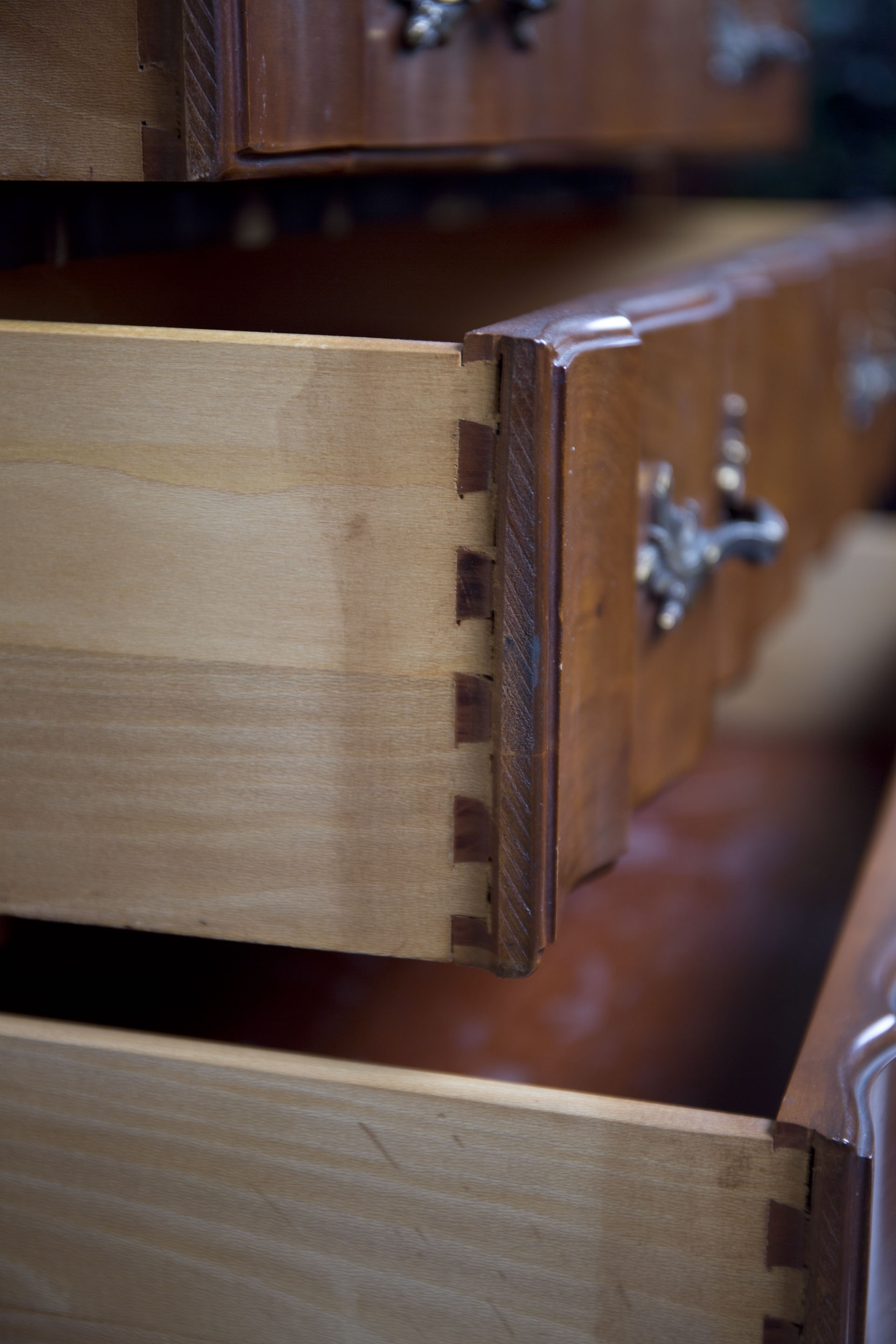 Vintage French Provincial Style Cherry Dresser by Permacraft