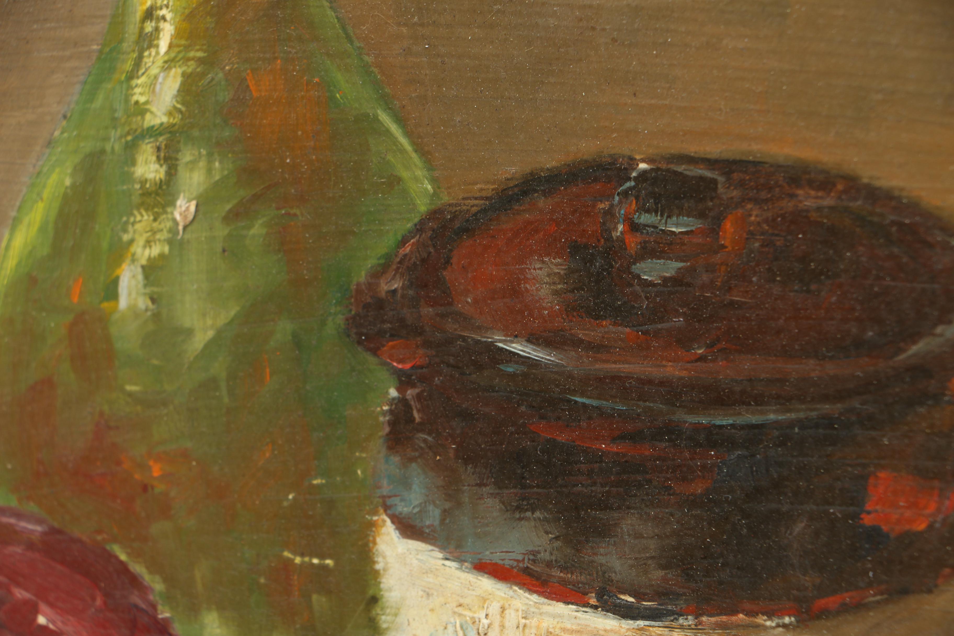 John Poti Oil on Masonite of Still Life