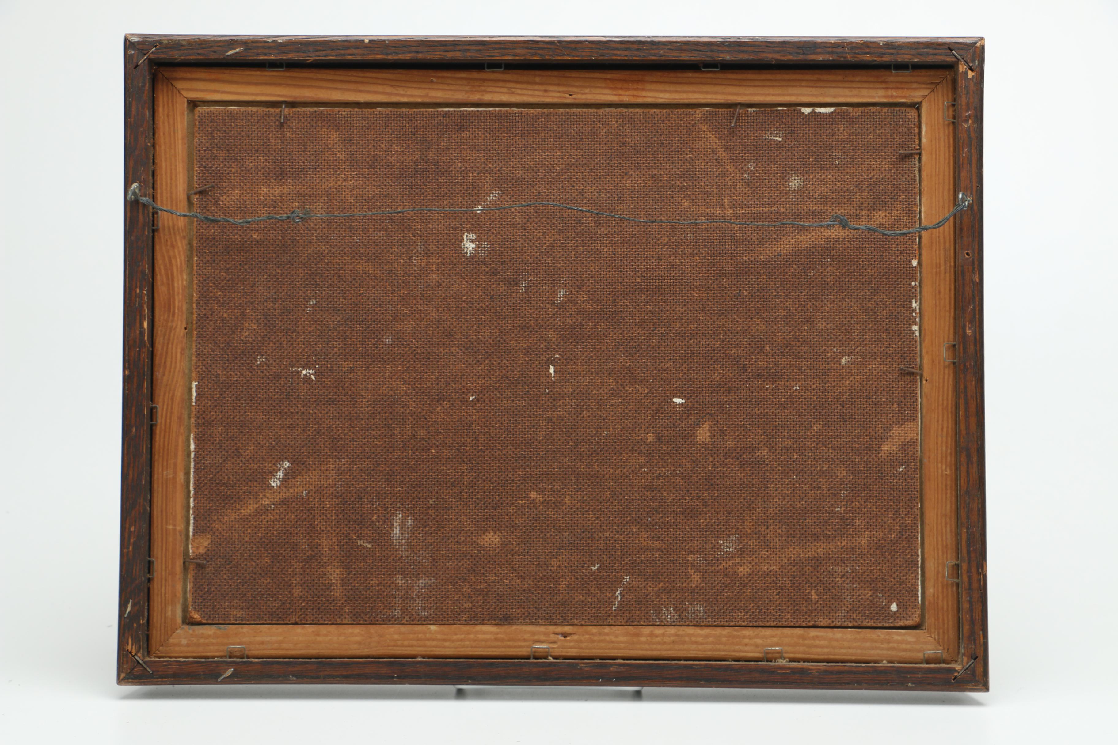 John Poti Oil on Masonite of Still Life