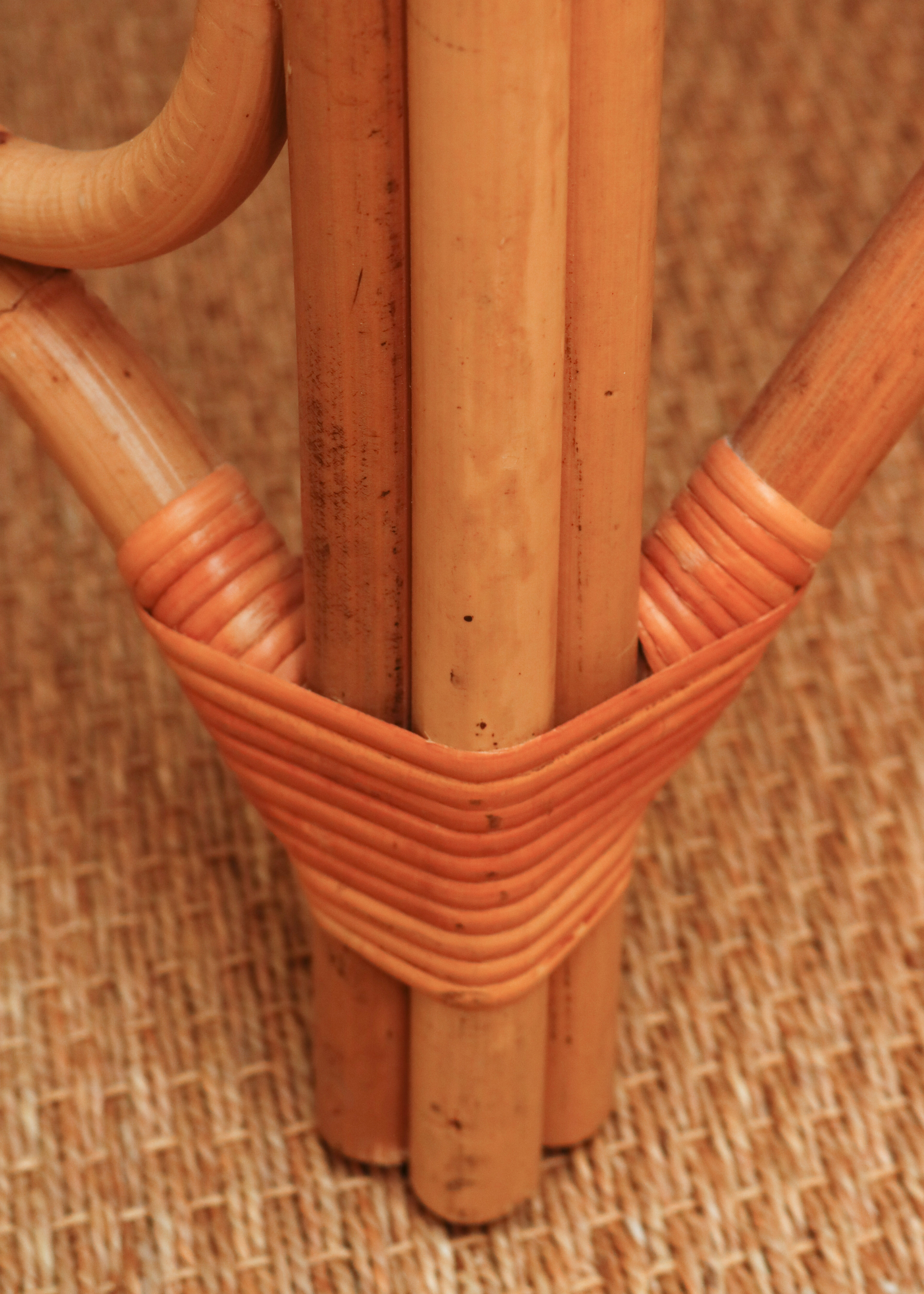 Rattan Chairs With Upholstered Cushions