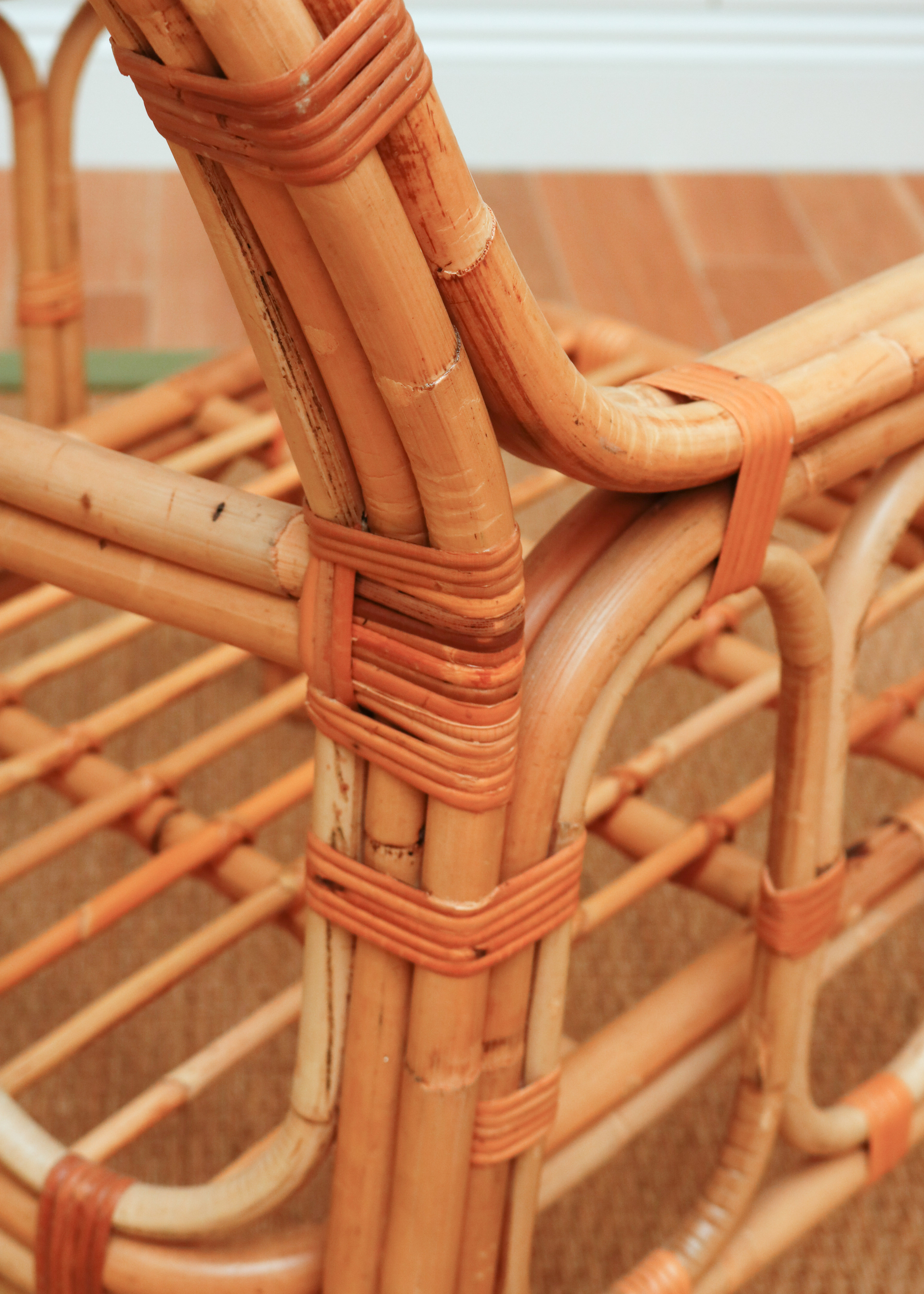 Rattan Chairs With Upholstered Cushions